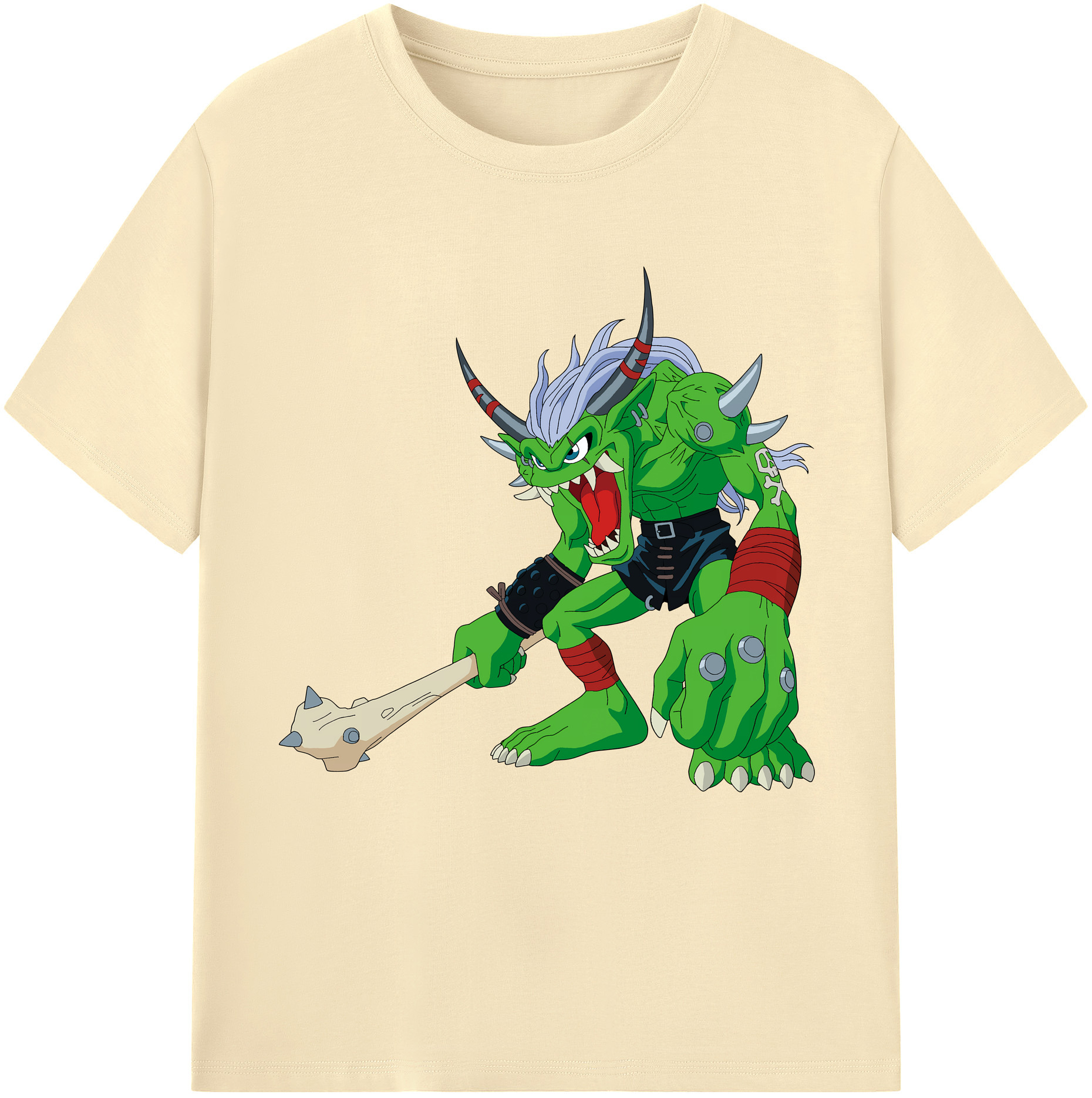 （画像用） Digimon デジタルモンスター/デジモン 綿100％半袖Tシャツ（フロントプリント）