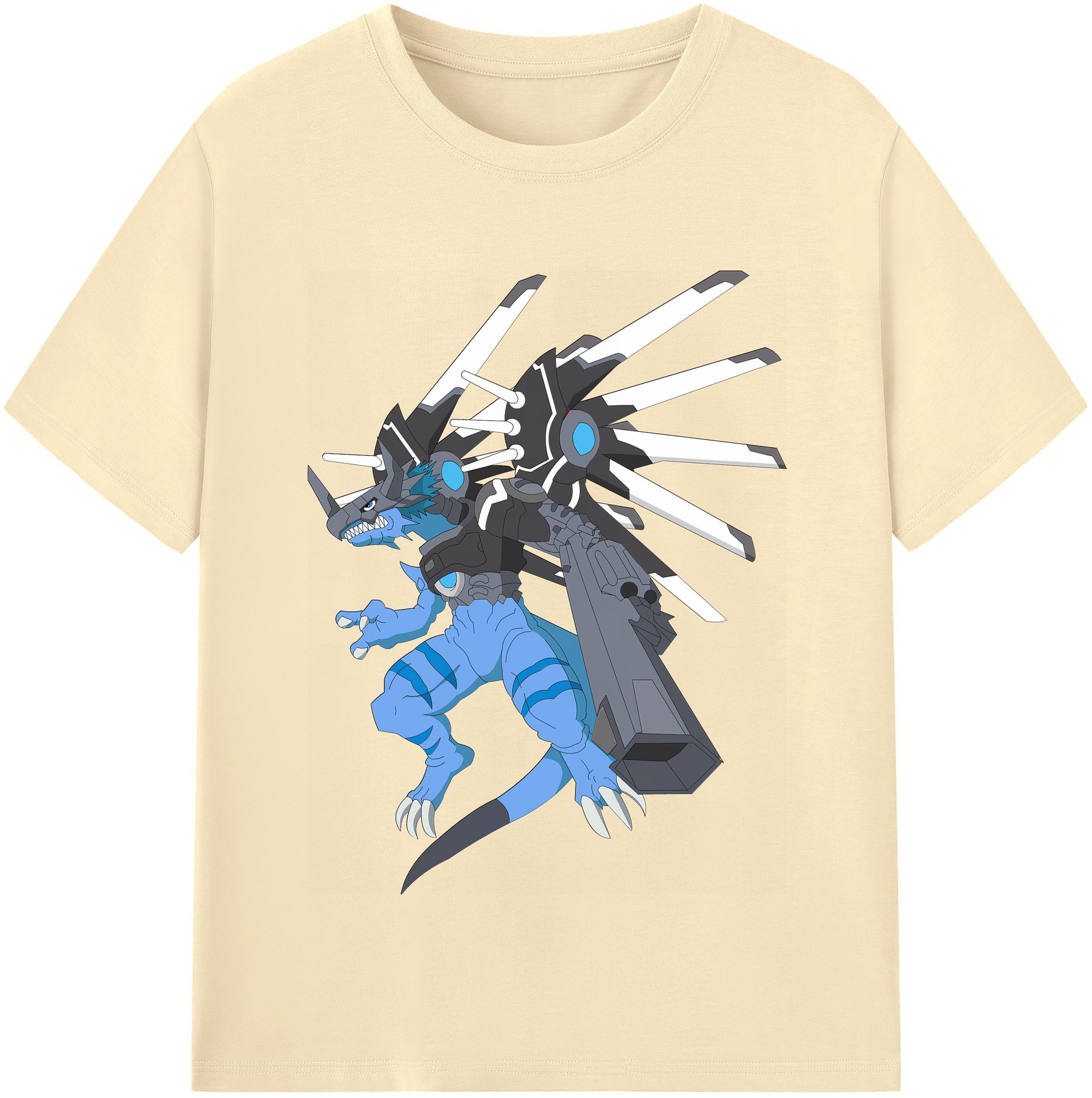 （画像用） Digimon デジタルモンスター/デジモン 綿100％半袖Tシャツ（フロントプリント）