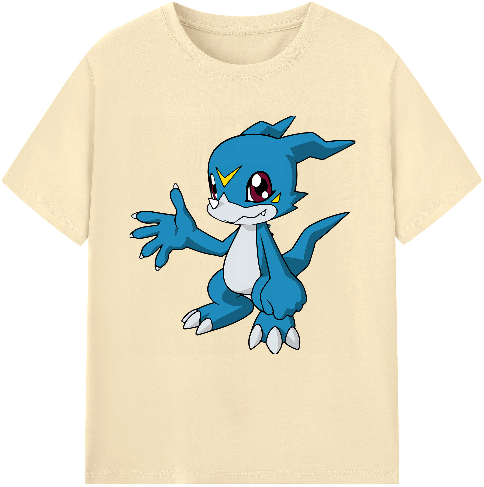 （画像用） Digimon デジタルモンスター/デジモン 綿100％半袖Tシャツ（フロントプリント）