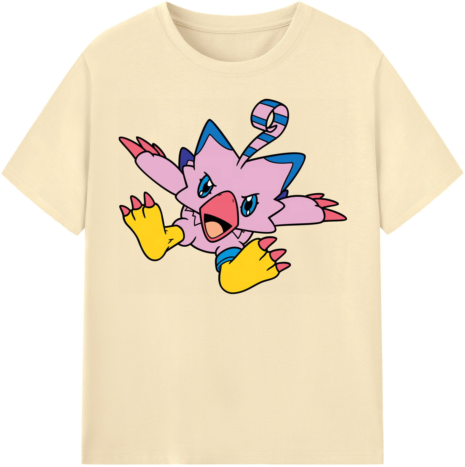 （画像用） Digimon デジタルモンスター/デジモン 綿100％半袖Tシャツ（フロントプリント）