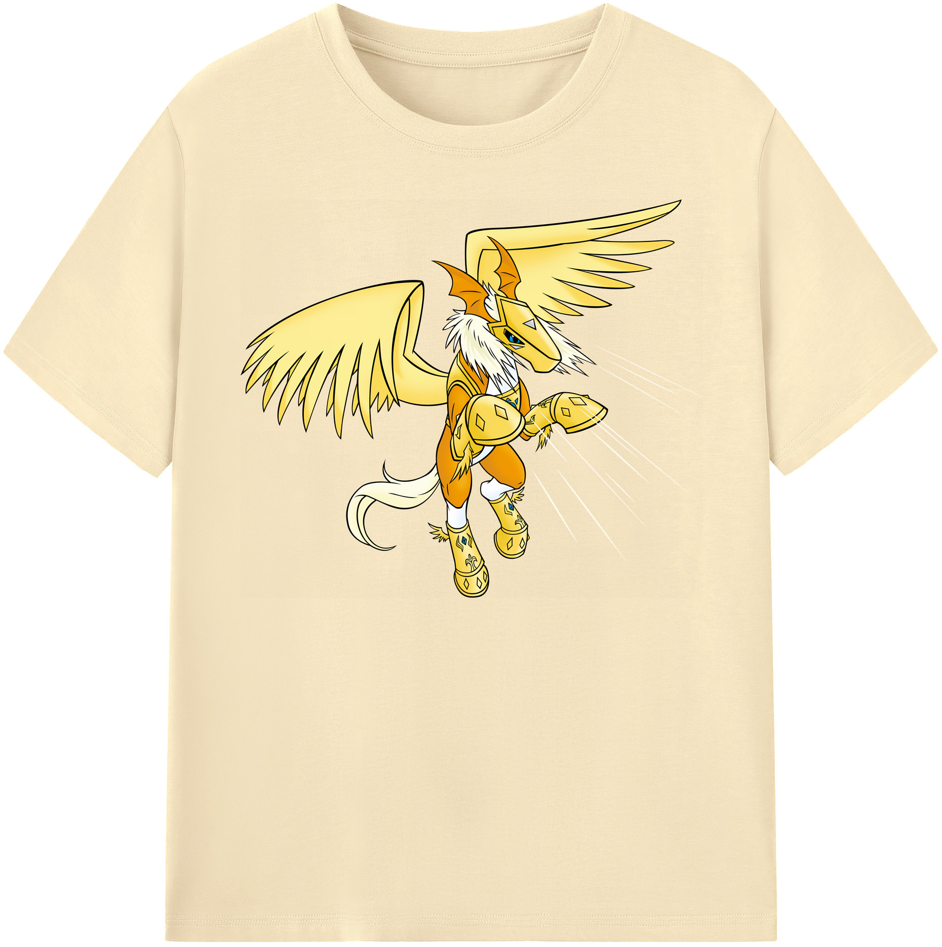 （画像用） Digimon デジタルモンスター/デジモン 綿100％半袖Tシャツ（フロントプリント）
