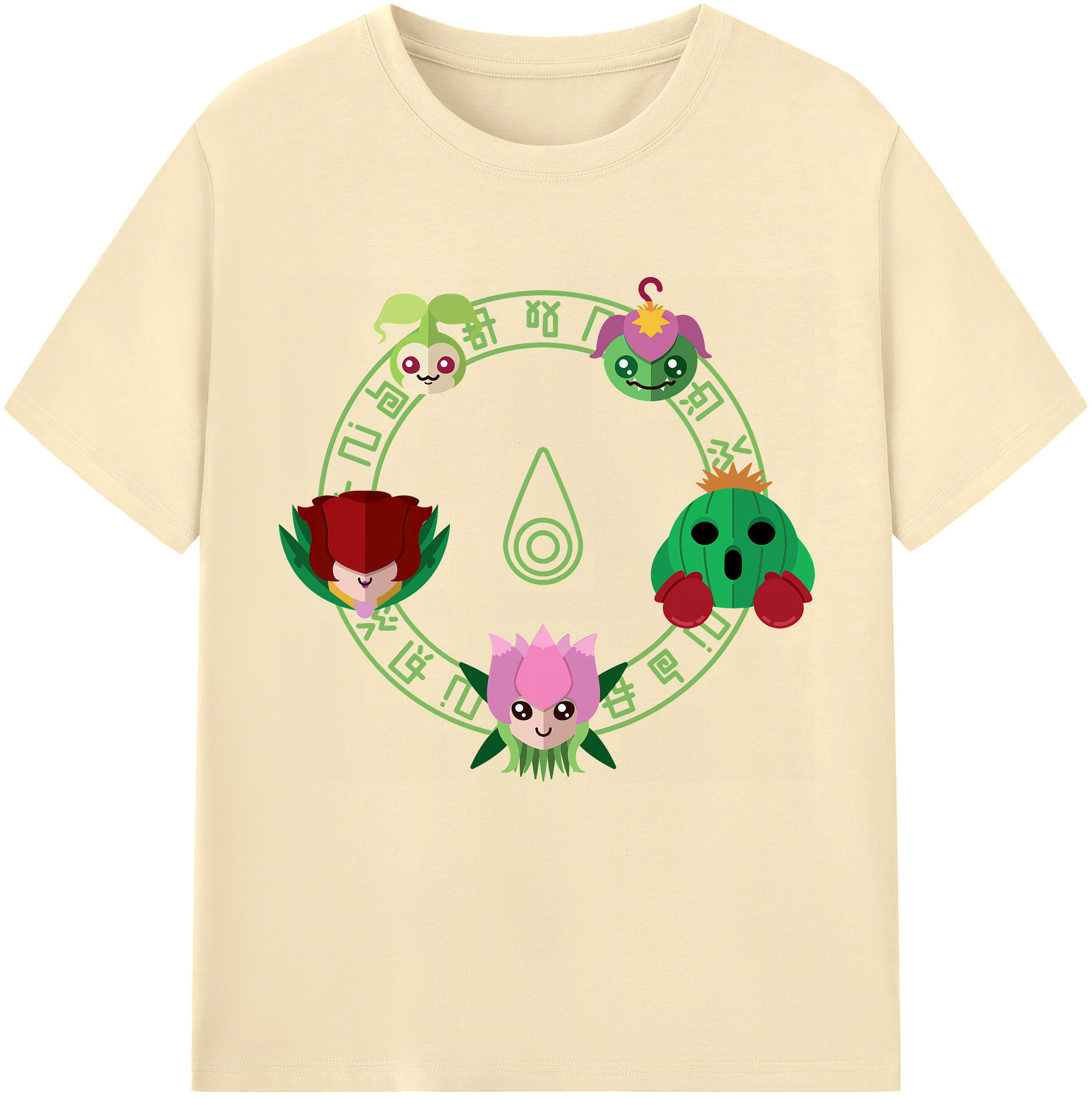 （画像用） Digimon デジタルモンスター/デジモン 綿100％半袖Tシャツ（フロントプリント）