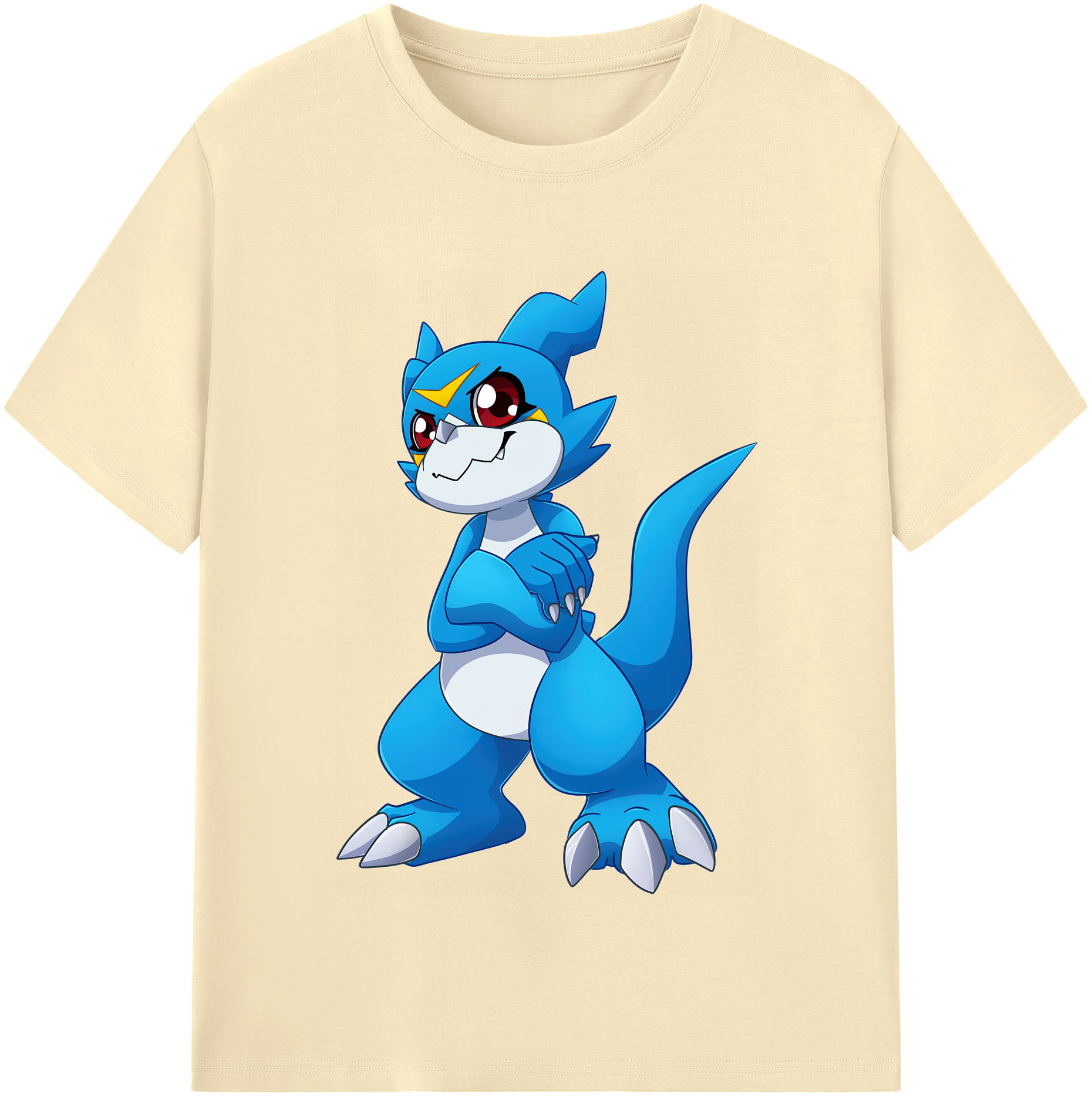（画像用） Digimon デジタルモンスター/デジモン 綿100％半袖Tシャツ（フロントプリント）