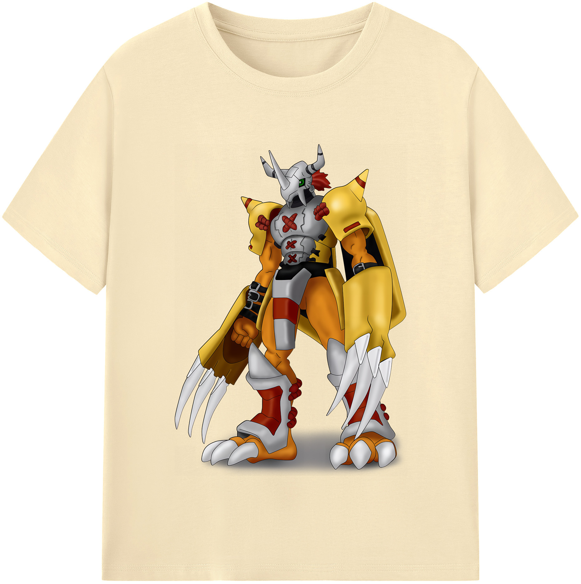 （画像用） Digimon デジタルモンスター/デジモン 綿100％半袖Tシャツ（フロントプリント）