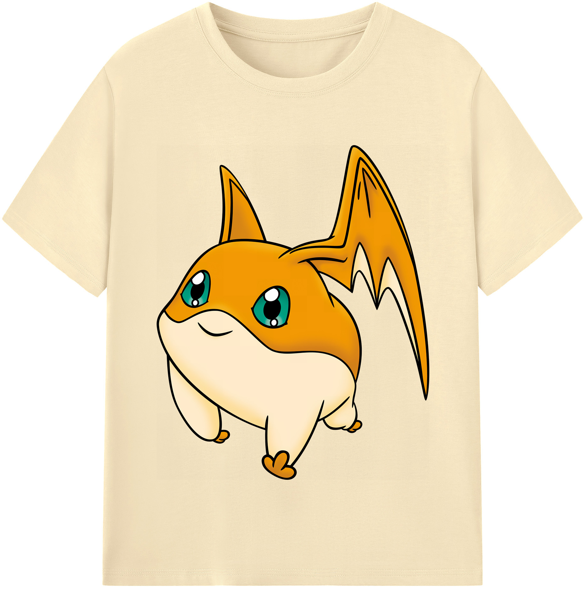 （画像用） Digimon デジタルモンスター/デジモン 綿100％半袖Tシャツ（フロントプリント）