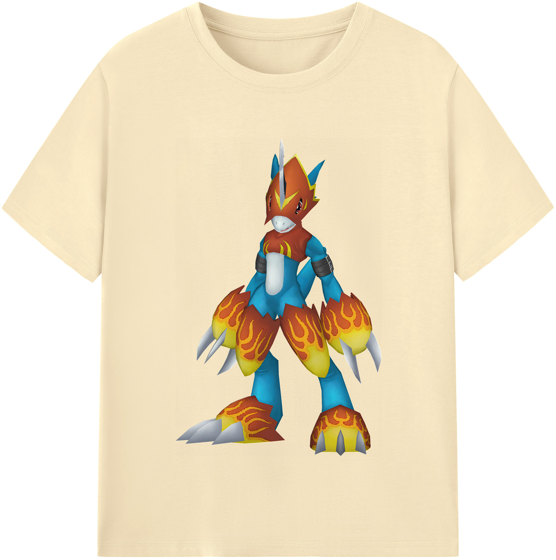 （画像用） Digimon デジタルモンスター/デジモン 綿100％半袖Tシャツ（フロントプリント）