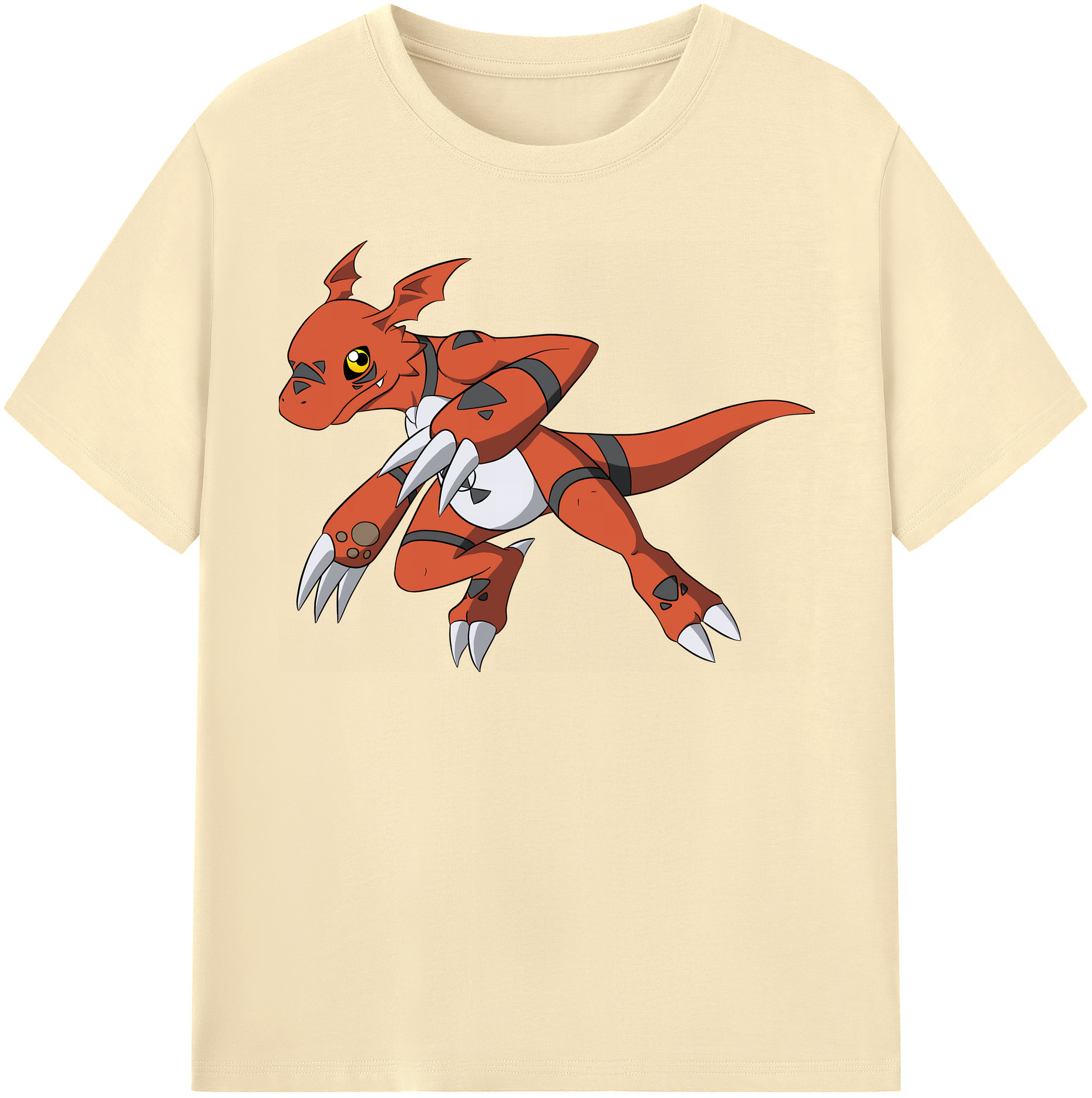 （画像用） Digimon デジタルモンスター/デジモン 綿100％半袖Tシャツ（フロントプリント）