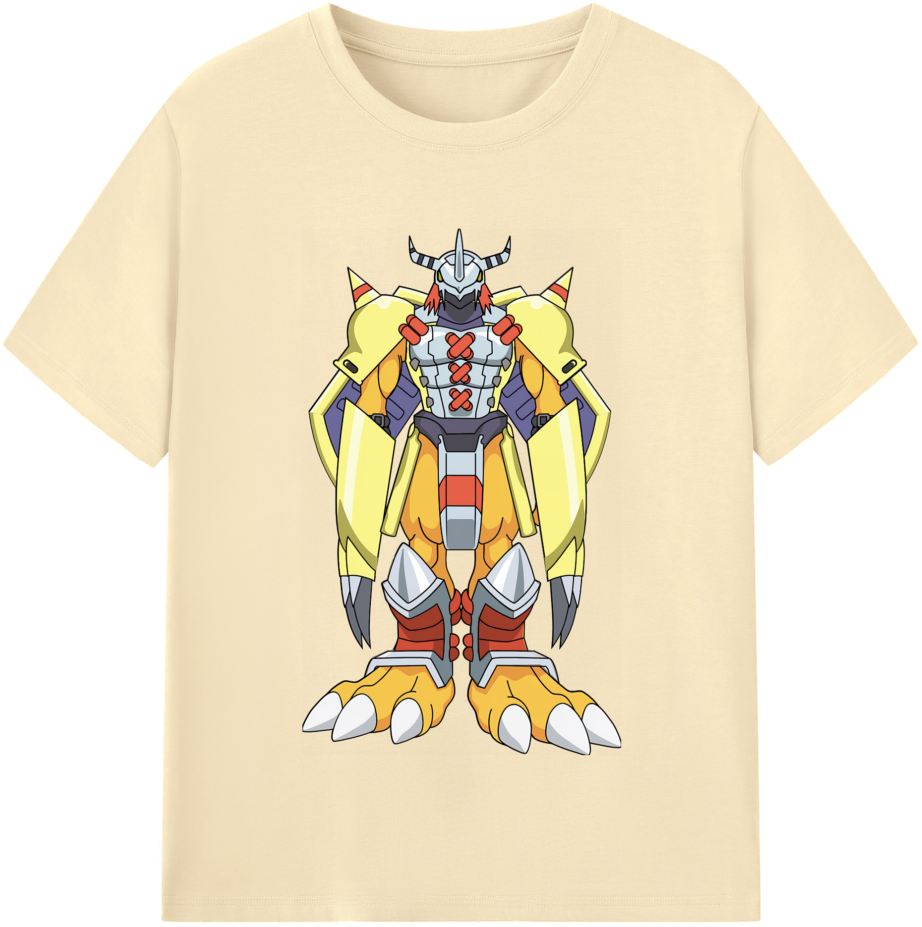 （画像用） Digimon デジタルモンスター/デジモン 綿100％半袖Tシャツ（フロントプリント）