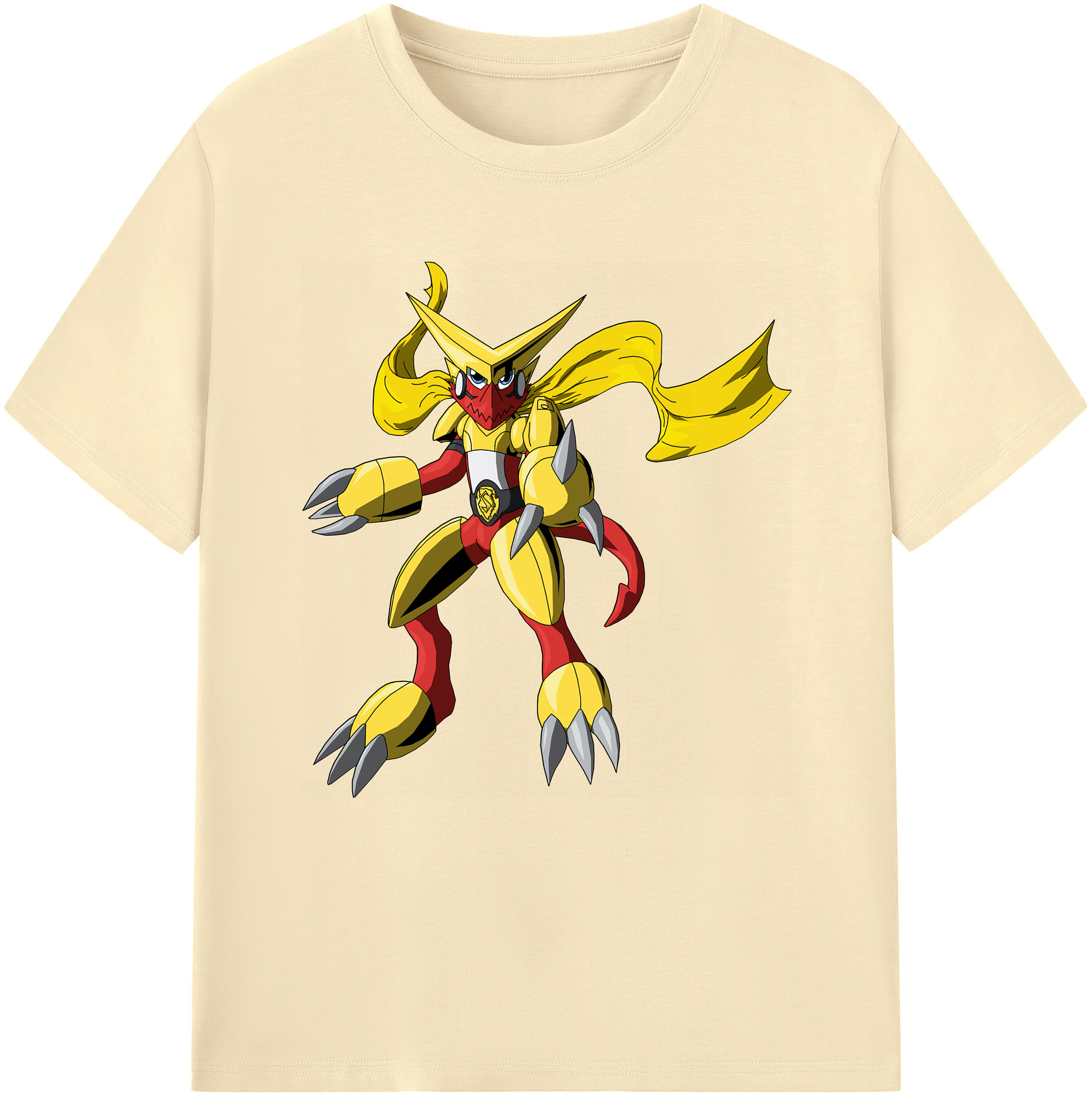 （画像用） Digimon デジタルモンスター/デジモン 綿100％半袖Tシャツ（フロントプリント）