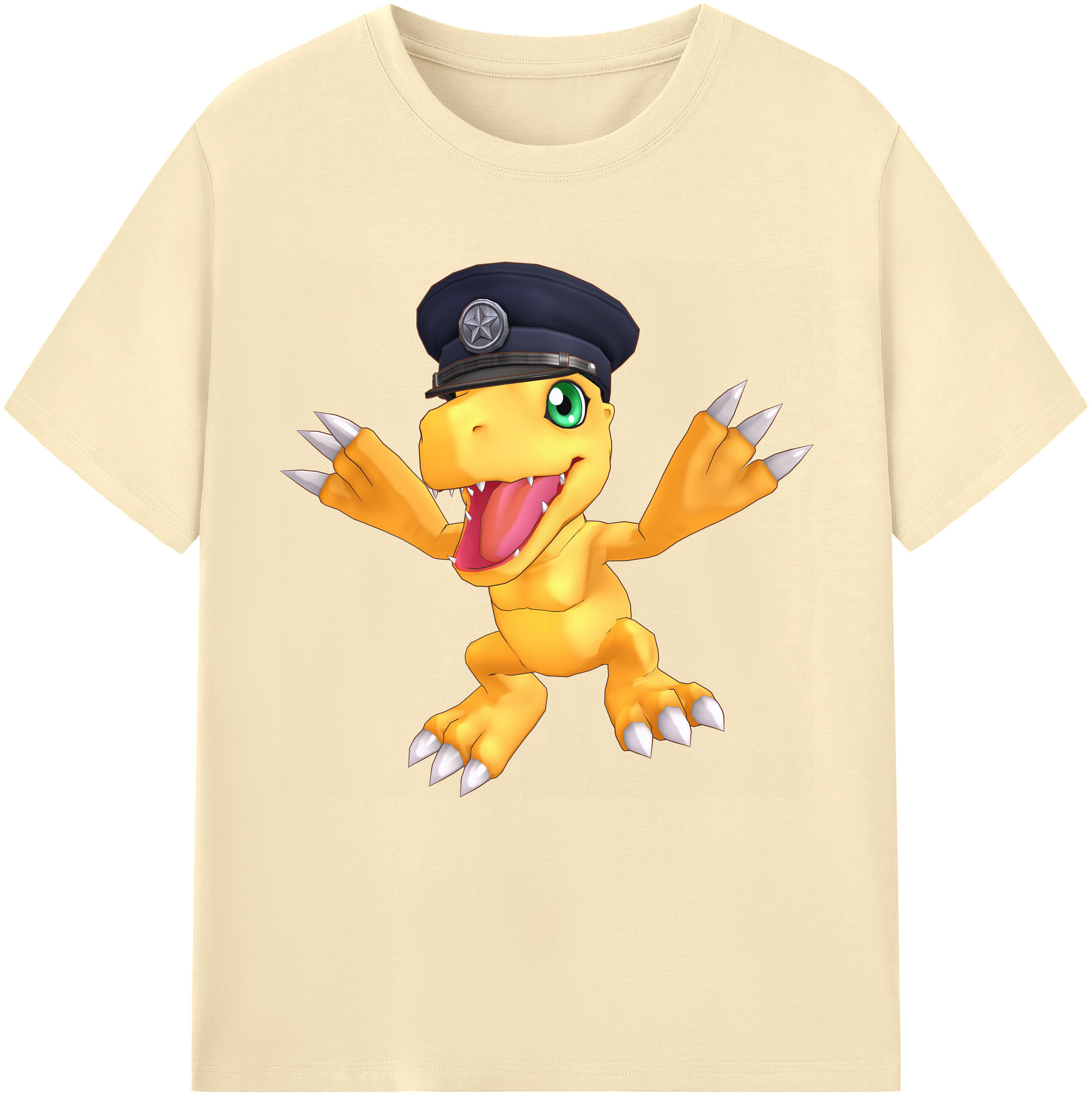 （画像用） Digimon デジタルモンスター/デジモン 綿100％半袖Tシャツ（フロントプリント）
