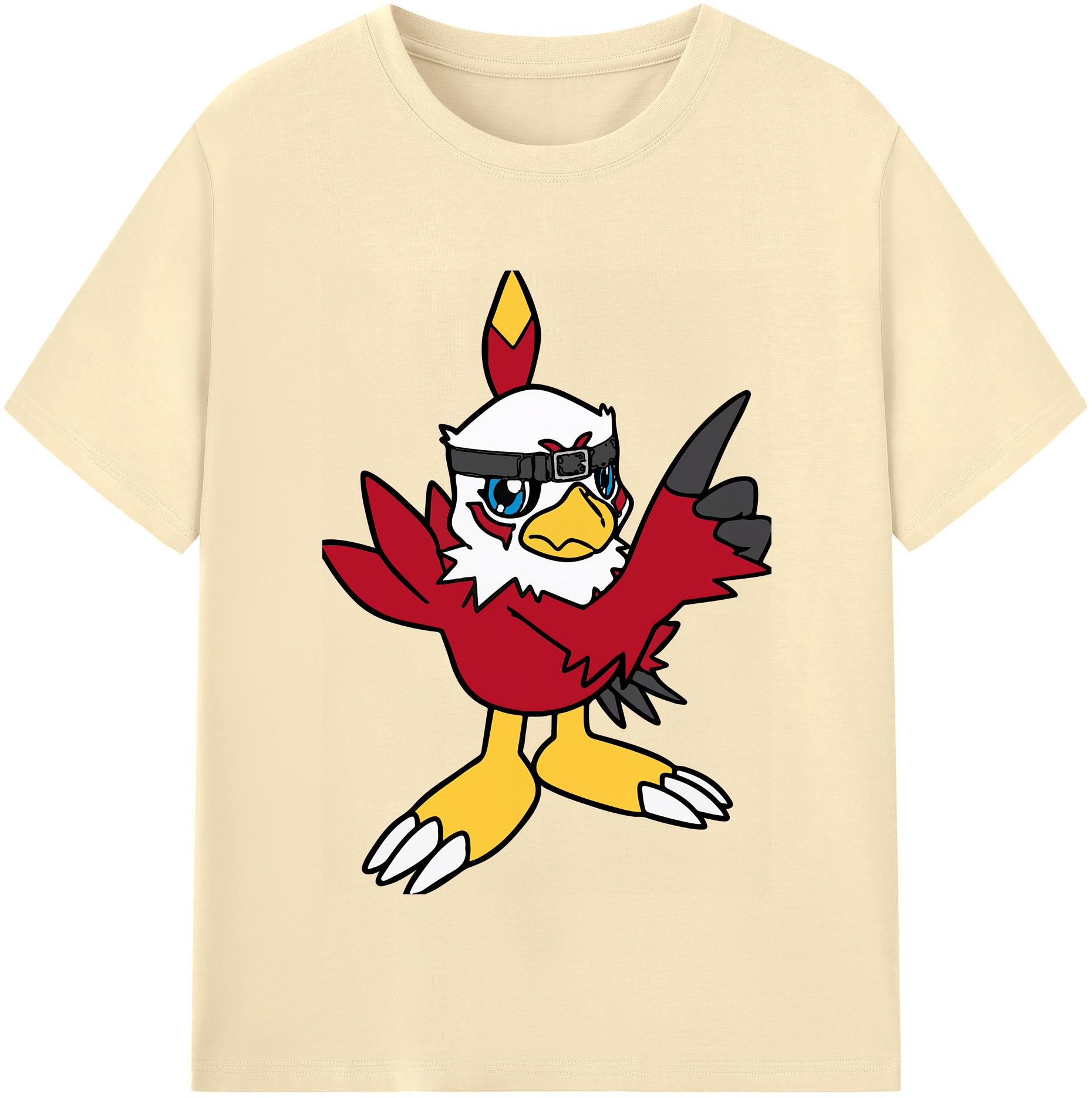 （画像用） Digimon デジタルモンスター/デジモン 綿100％半袖Tシャツ（フロントプリント）