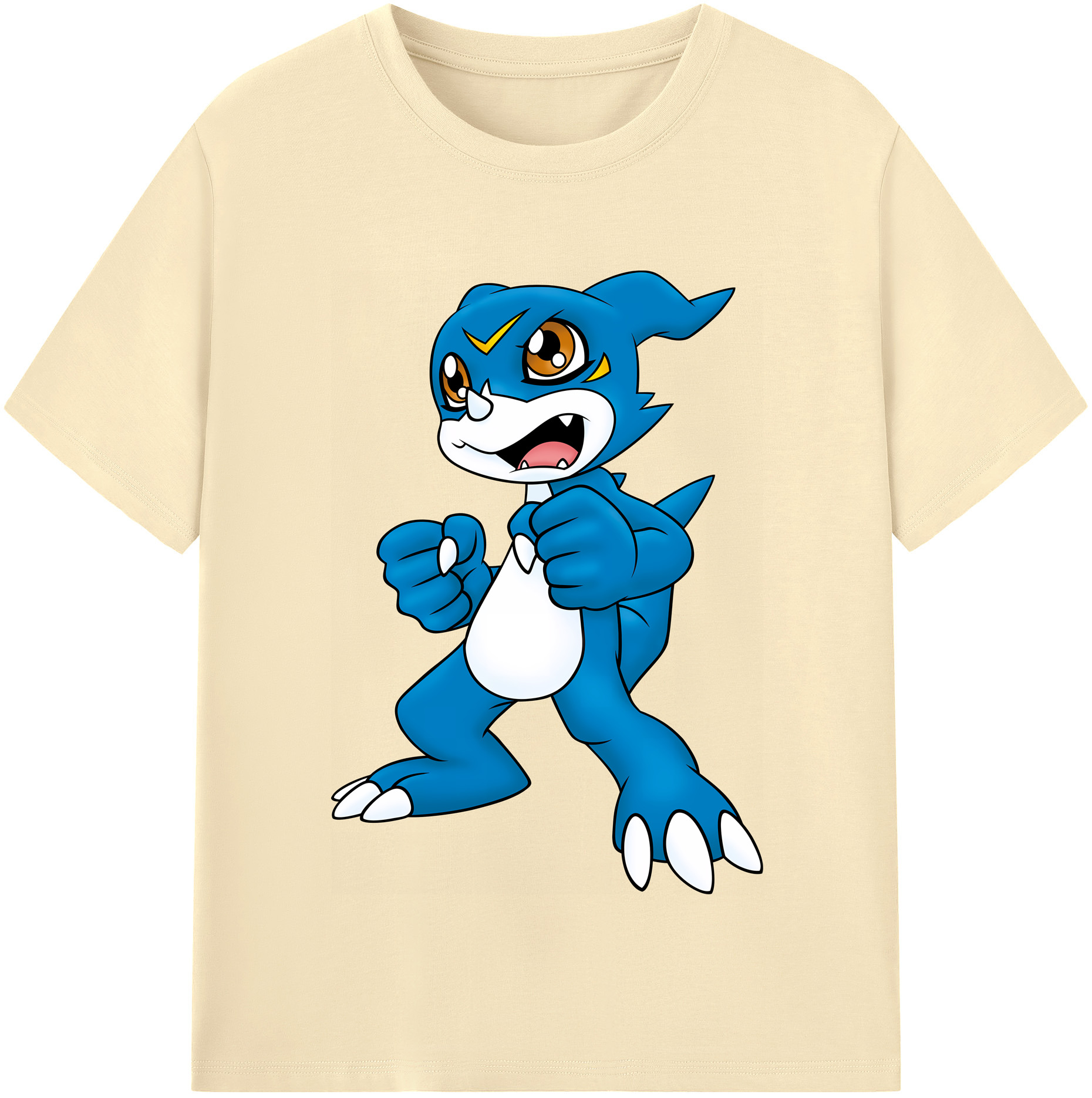 （画像用） Digimon デジタルモンスター/デジモン 綿100％半袖Tシャツ（フロントプリント）