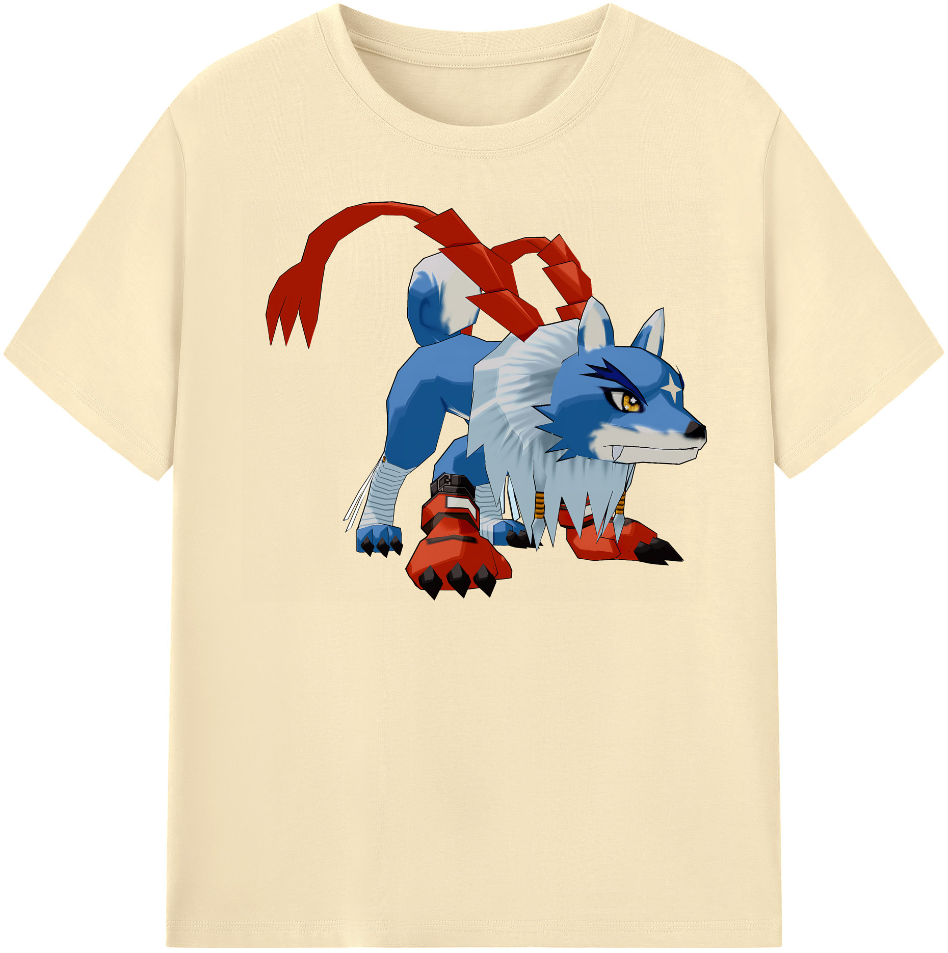 （画像用） Digimon デジタルモンスター/デジモン 綿100％半袖Tシャツ（フロントプリント）