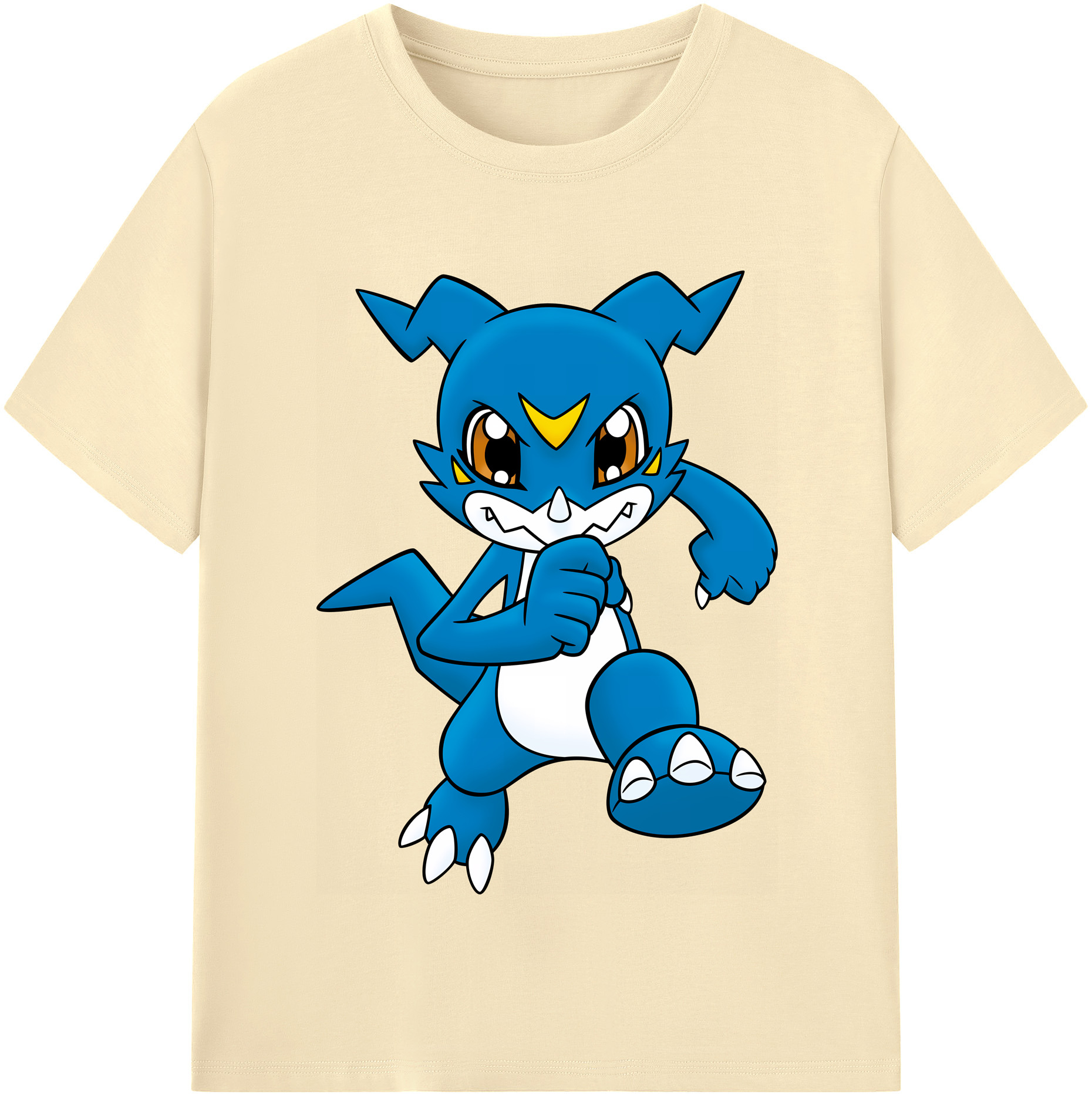 （画像用） Digimon デジタルモンスター/デジモン 綿100％半袖Tシャツ（フロントプリント）
