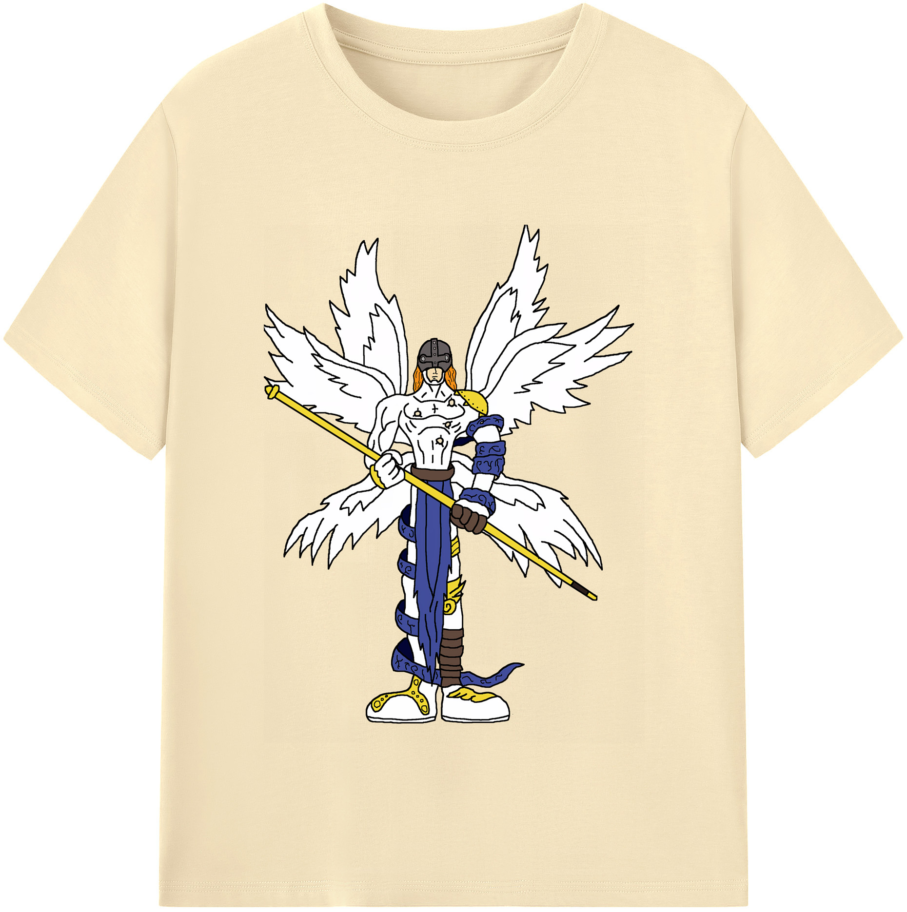 （画像用） Digimon デジタルモンスター/デジモン 綿100％半袖Tシャツ（フロントプリント）