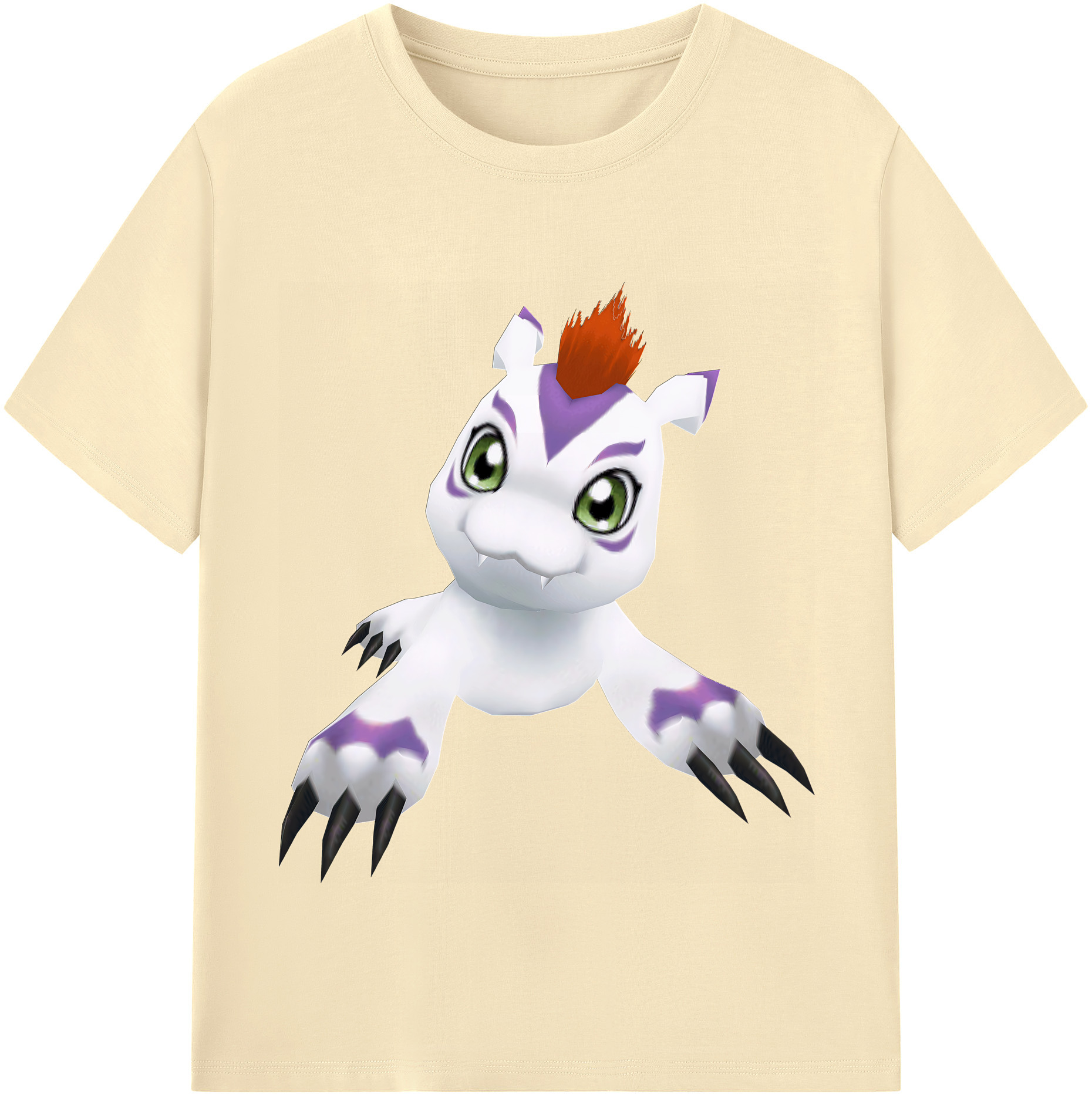 （画像用） Digimon デジタルモンスター/デジモン 綿100％半袖Tシャツ（フロントプリント）