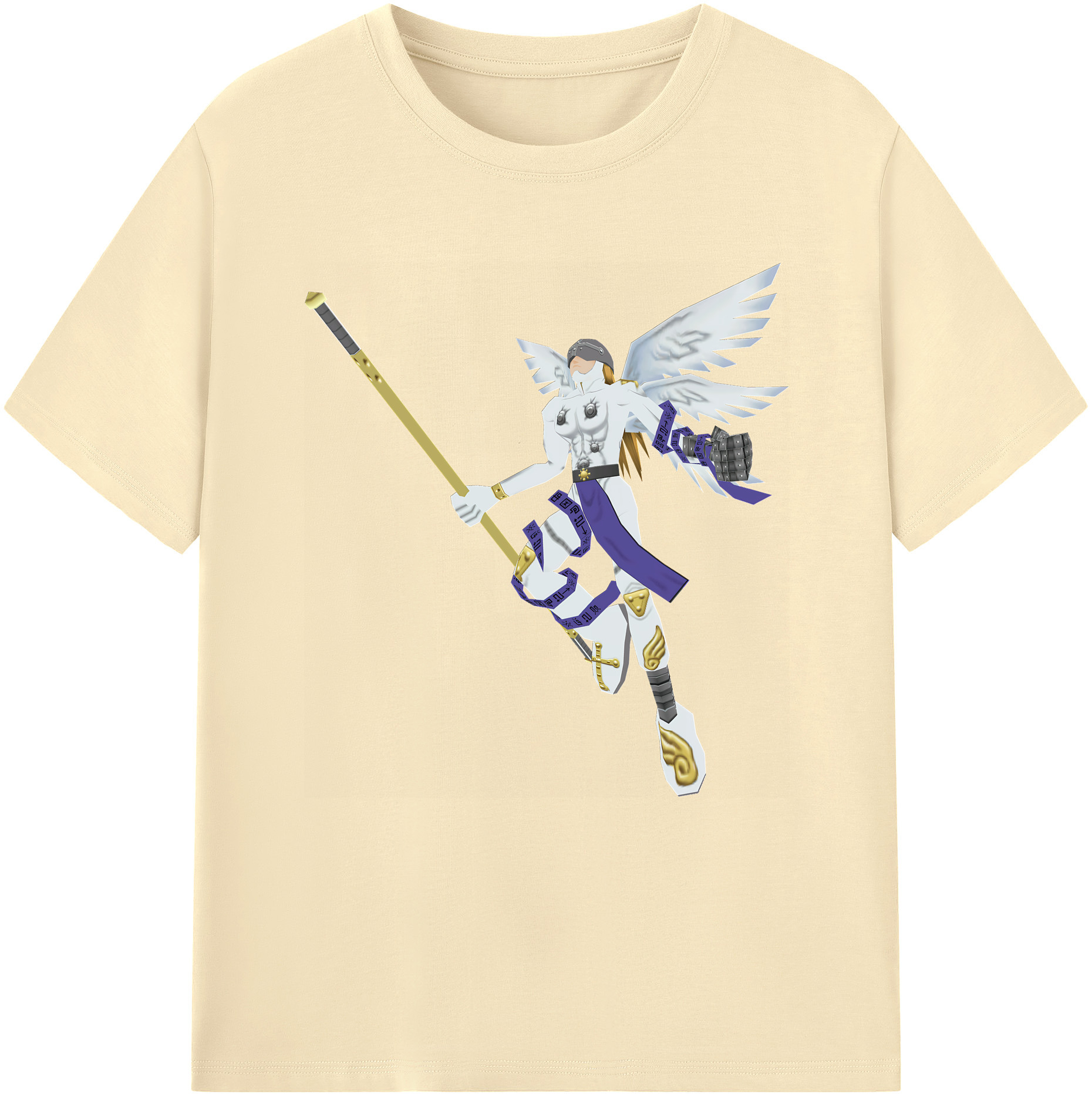 （画像用） Digimon デジタルモンスター/デジモン 綿100％半袖Tシャツ（フロントプリント）