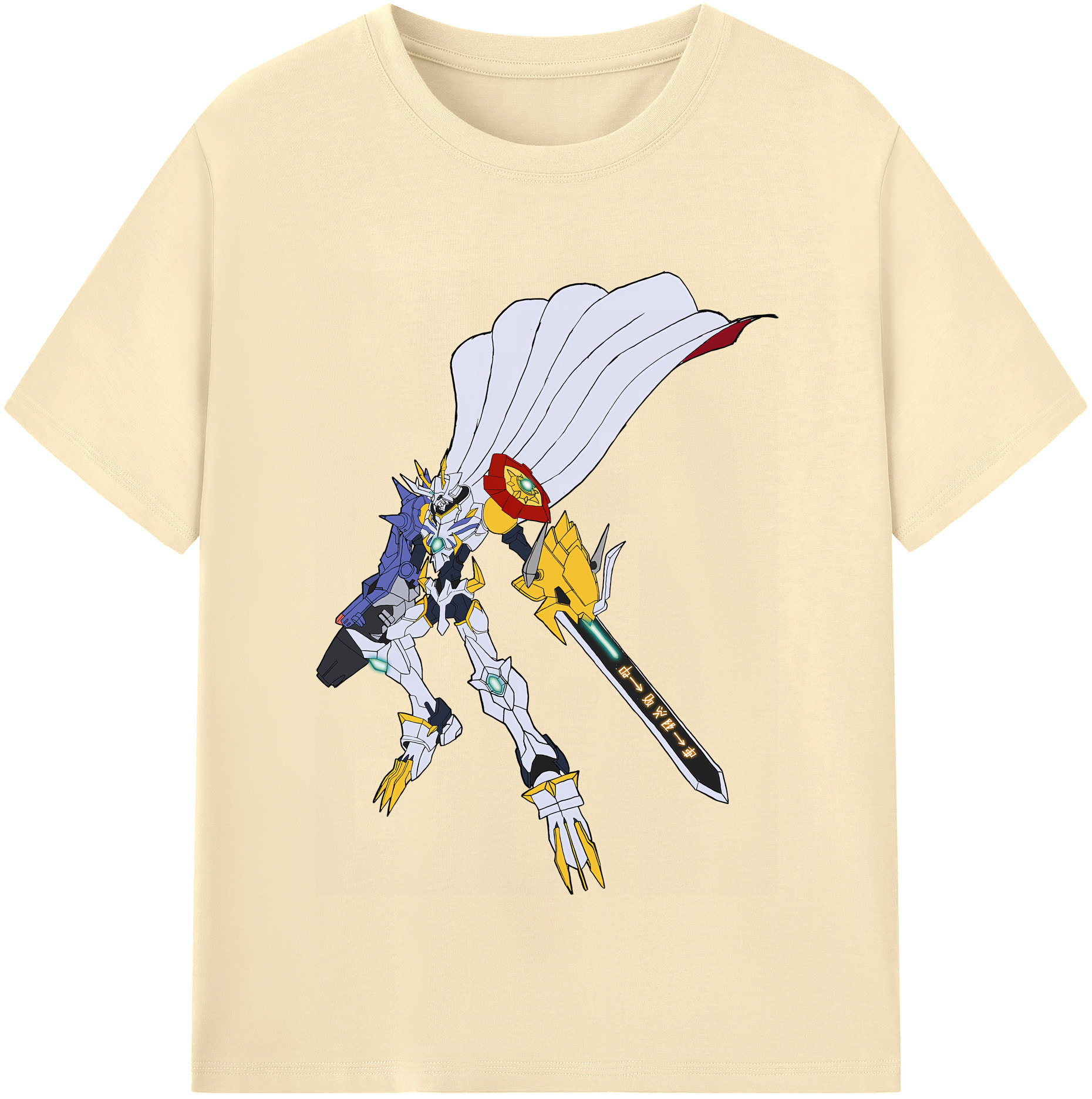 （画像用） Digimon デジタルモンスター/デジモン 綿100％半袖Tシャツ（フロントプリント）