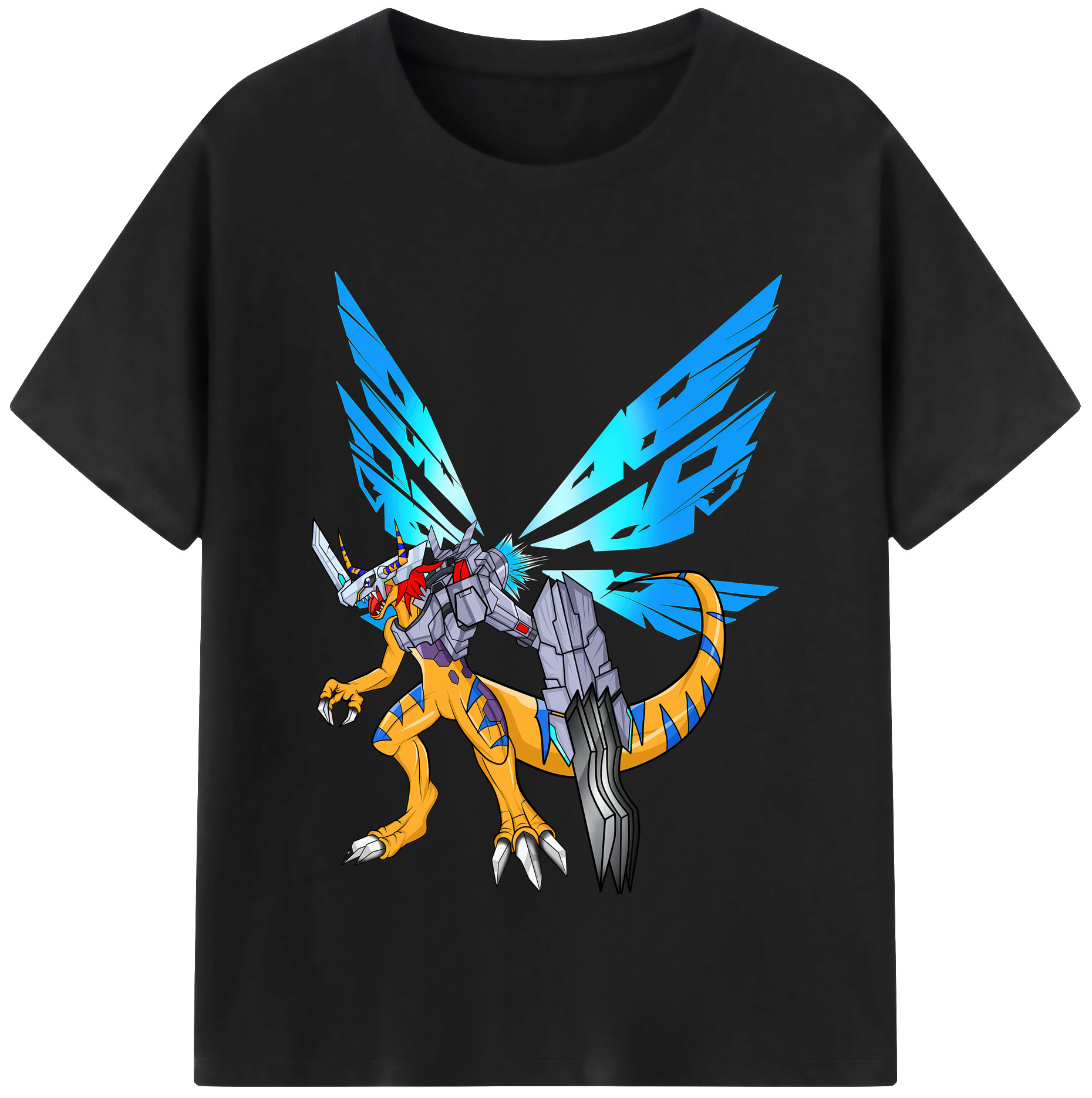 （画像用） Digimon デジタルモンスター/デジモン 綿100％半袖Tシャツ（フロントプリント）