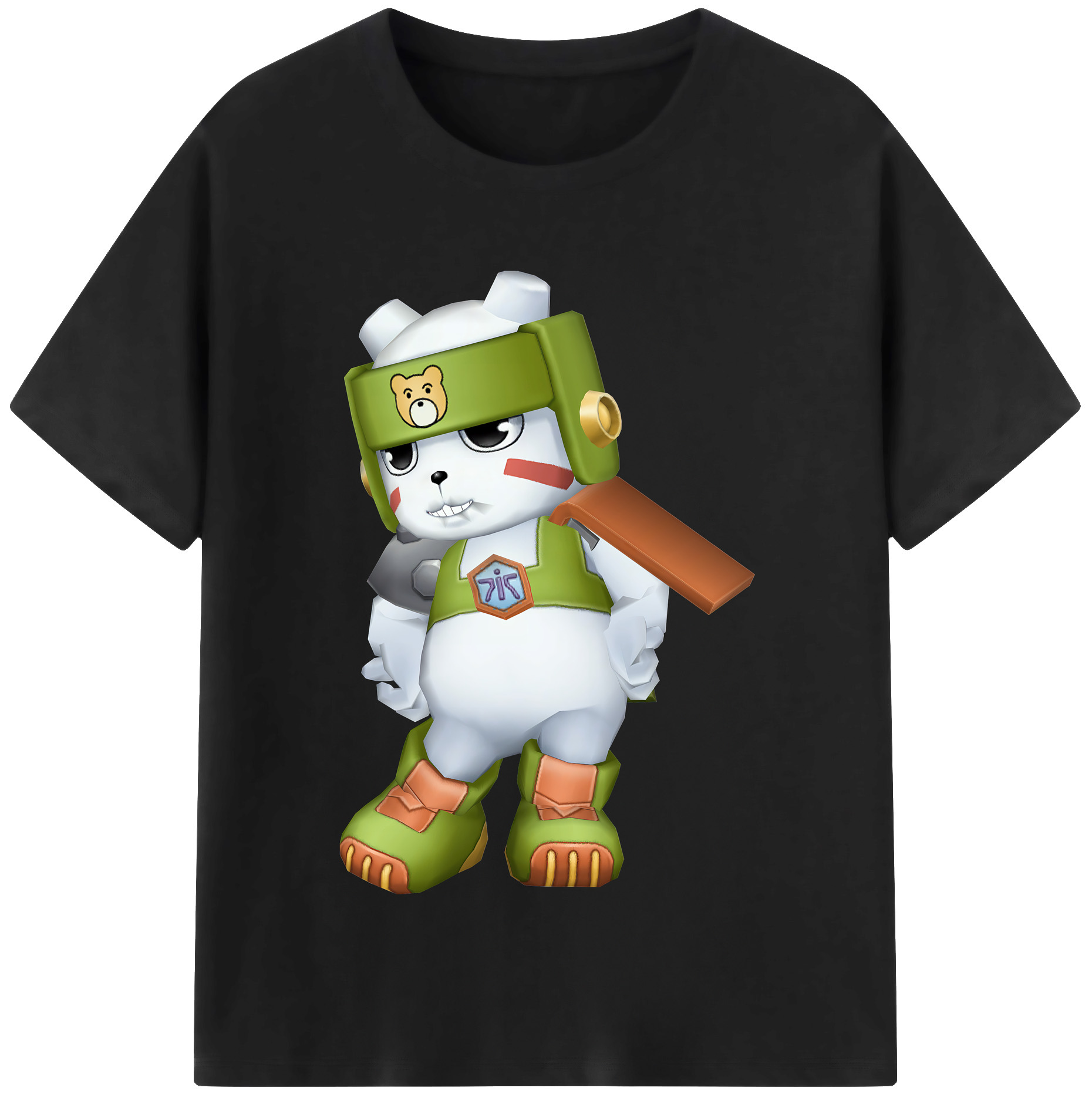 （画像用） Digimon デジタルモンスター/デジモン 綿100％半袖Tシャツ（フロントプリント）