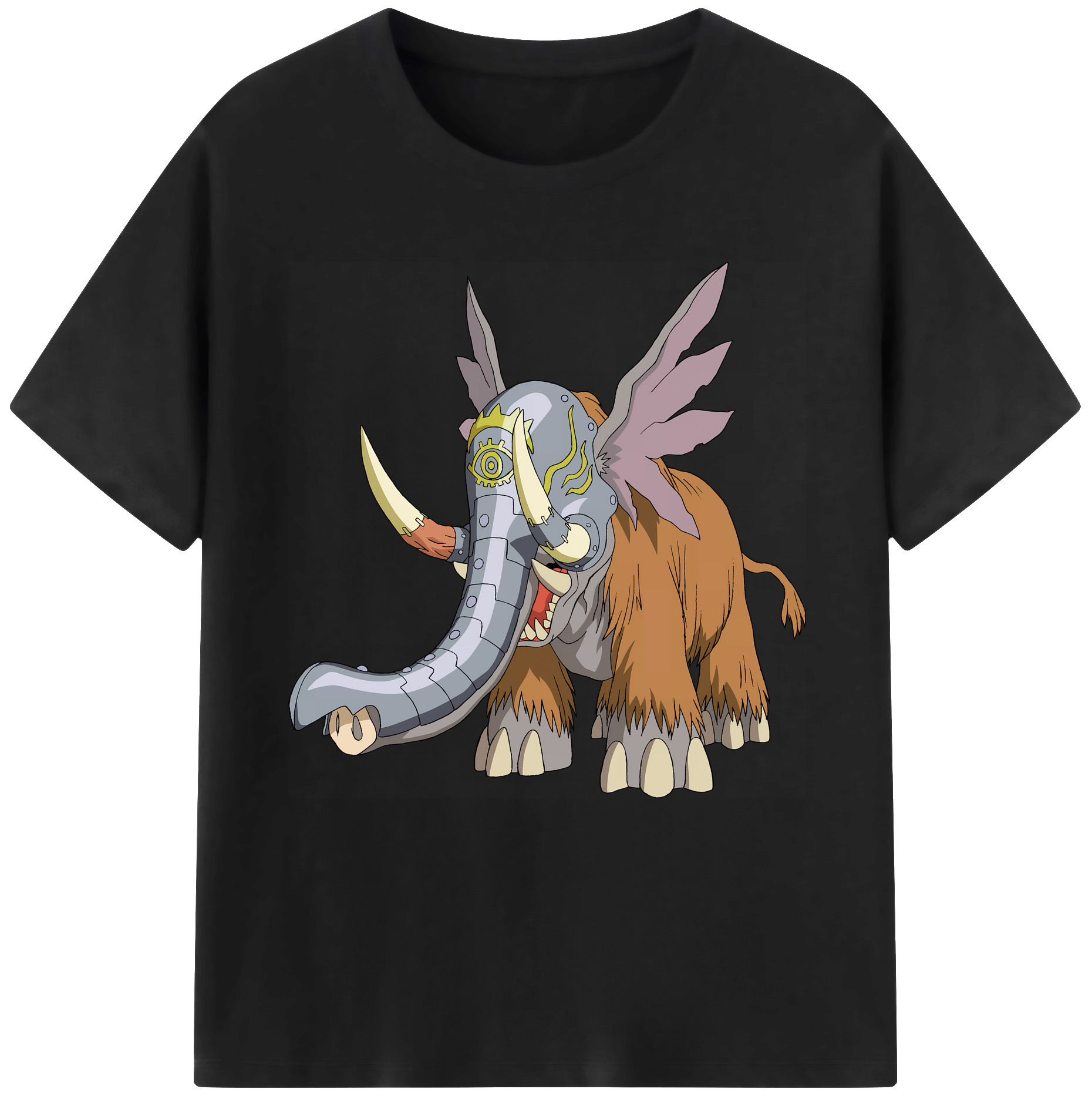（画像用） Digimon デジタルモンスター/デジモン 綿100％半袖Tシャツ（フロントプリント）
