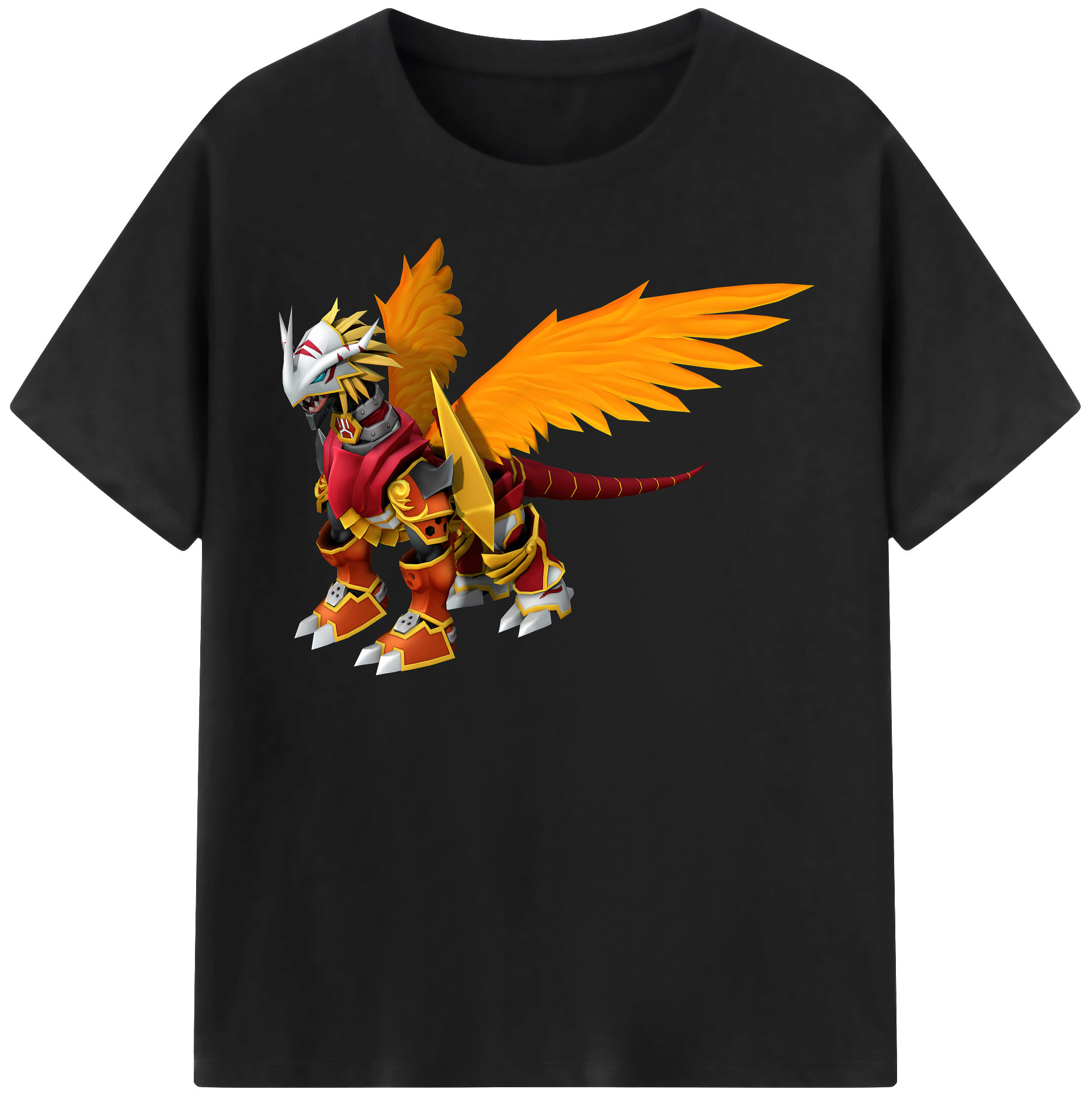 （画像用） Digimon デジタルモンスター/デジモン 綿100％半袖Tシャツ（フロントプリント）