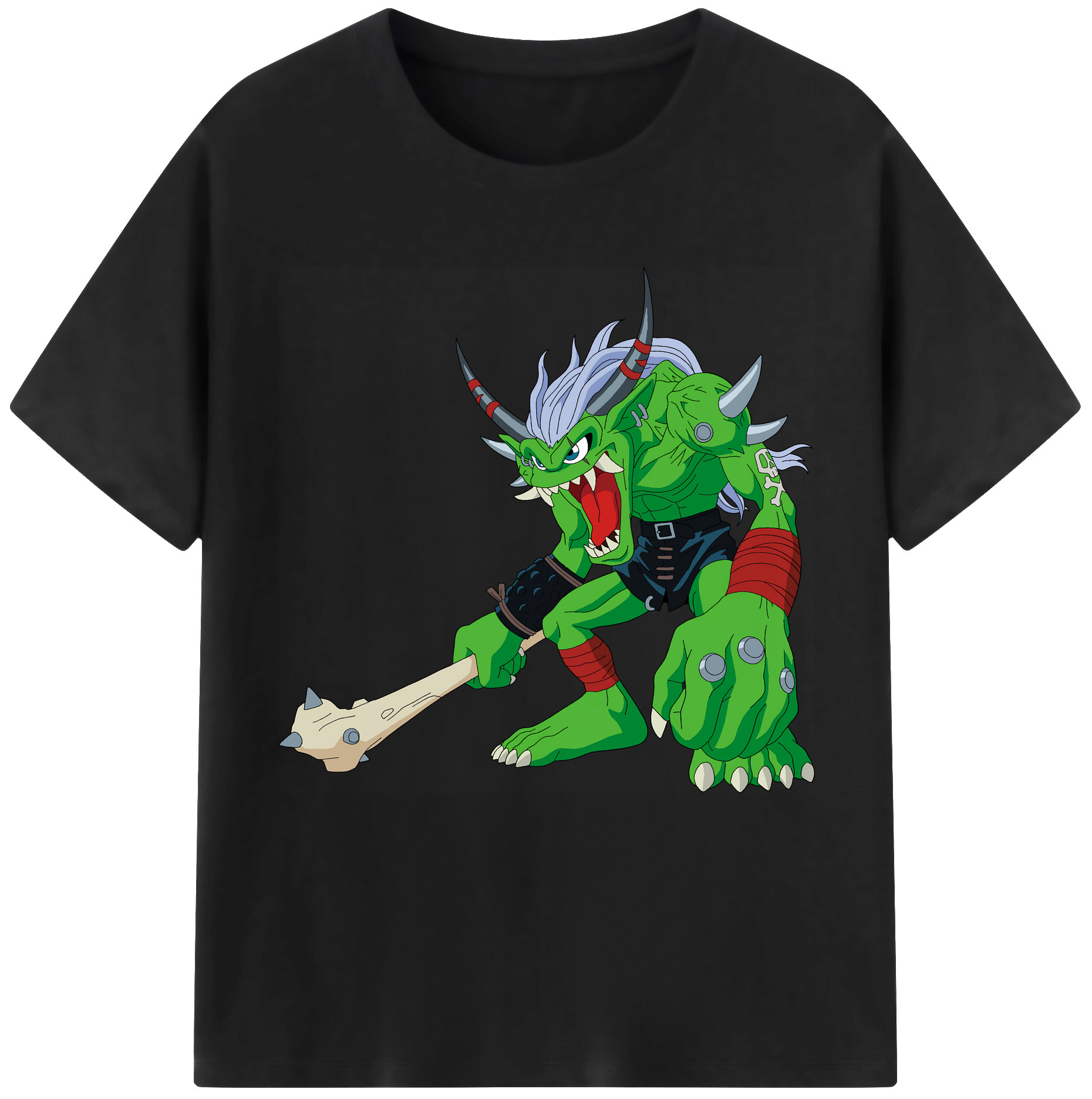 （画像用） Digimon デジタルモンスター/デジモン 綿100％半袖Tシャツ（フロントプリント）