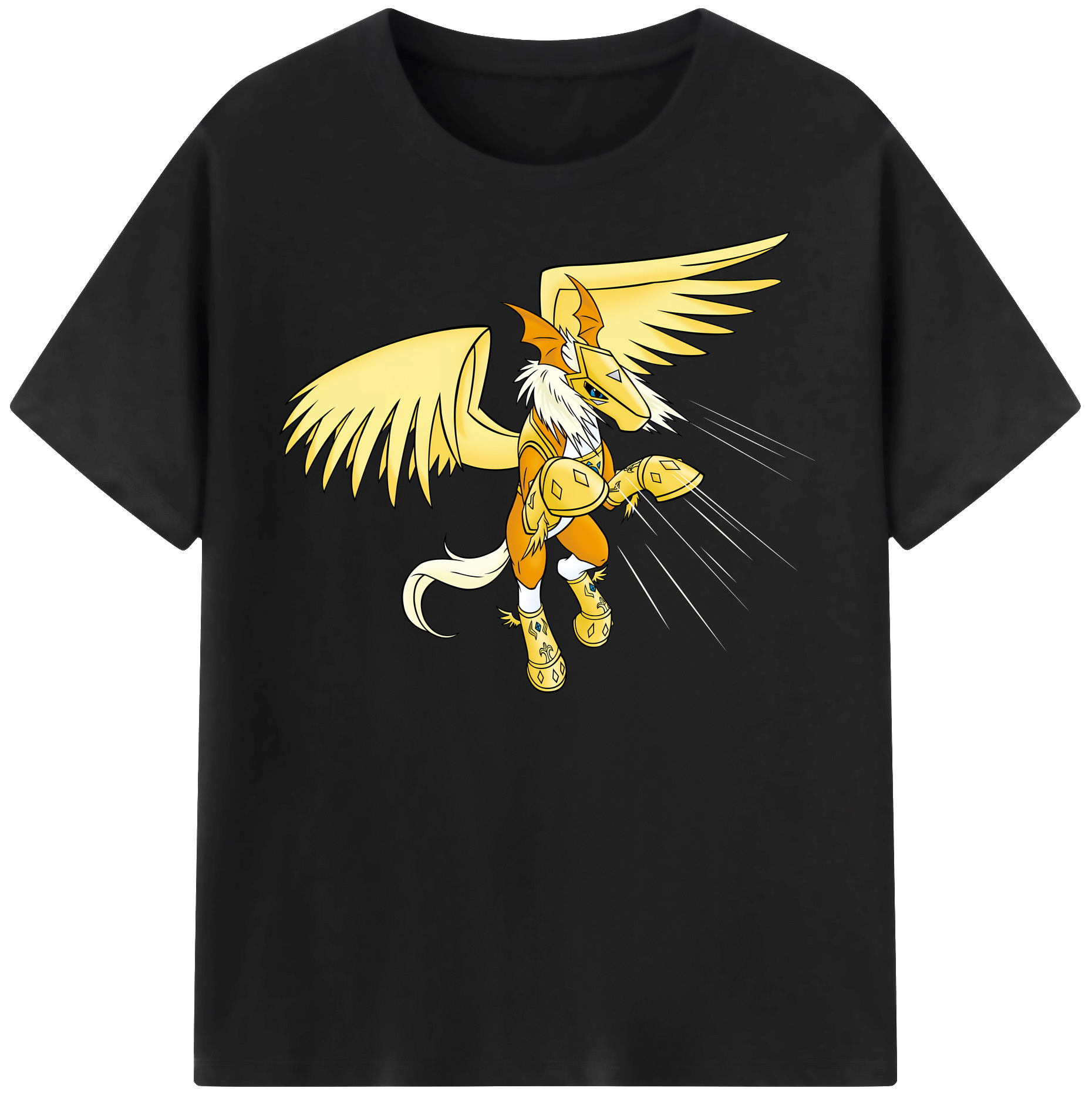 （画像用） Digimon デジタルモンスター/デジモン 綿100％半袖Tシャツ（フロントプリント）