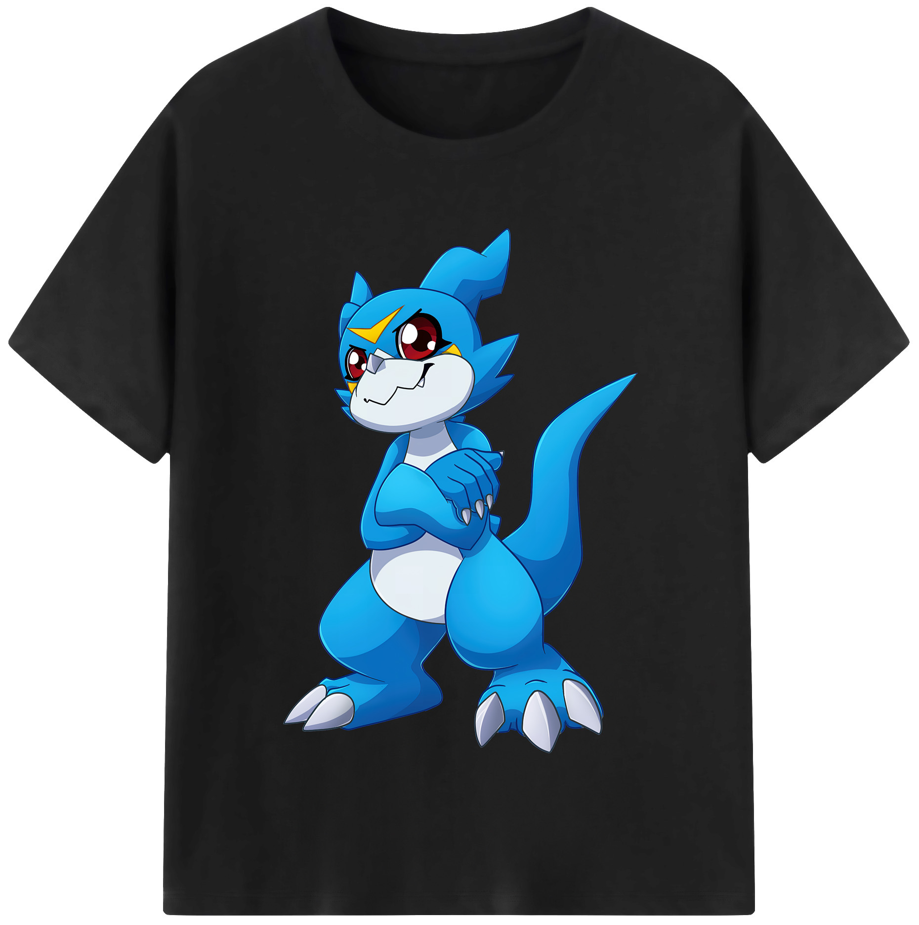 （画像用） Digimon デジタルモンスター/デジモン 綿100％半袖Tシャツ（フロントプリント）