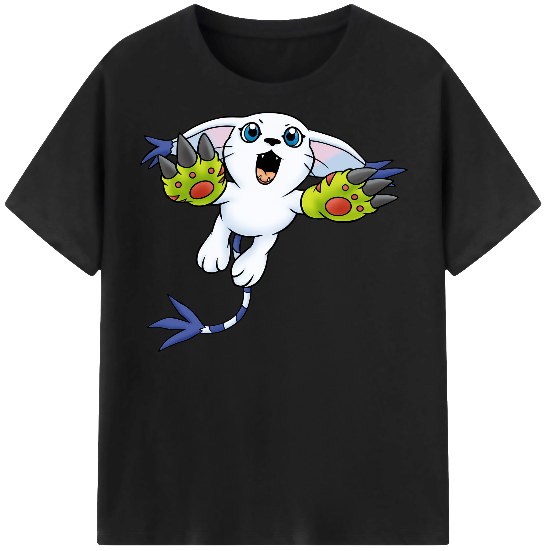 （画像用） Digimon デジタルモンスター/デジモン 綿100％半袖Tシャツ（フロントプリント）