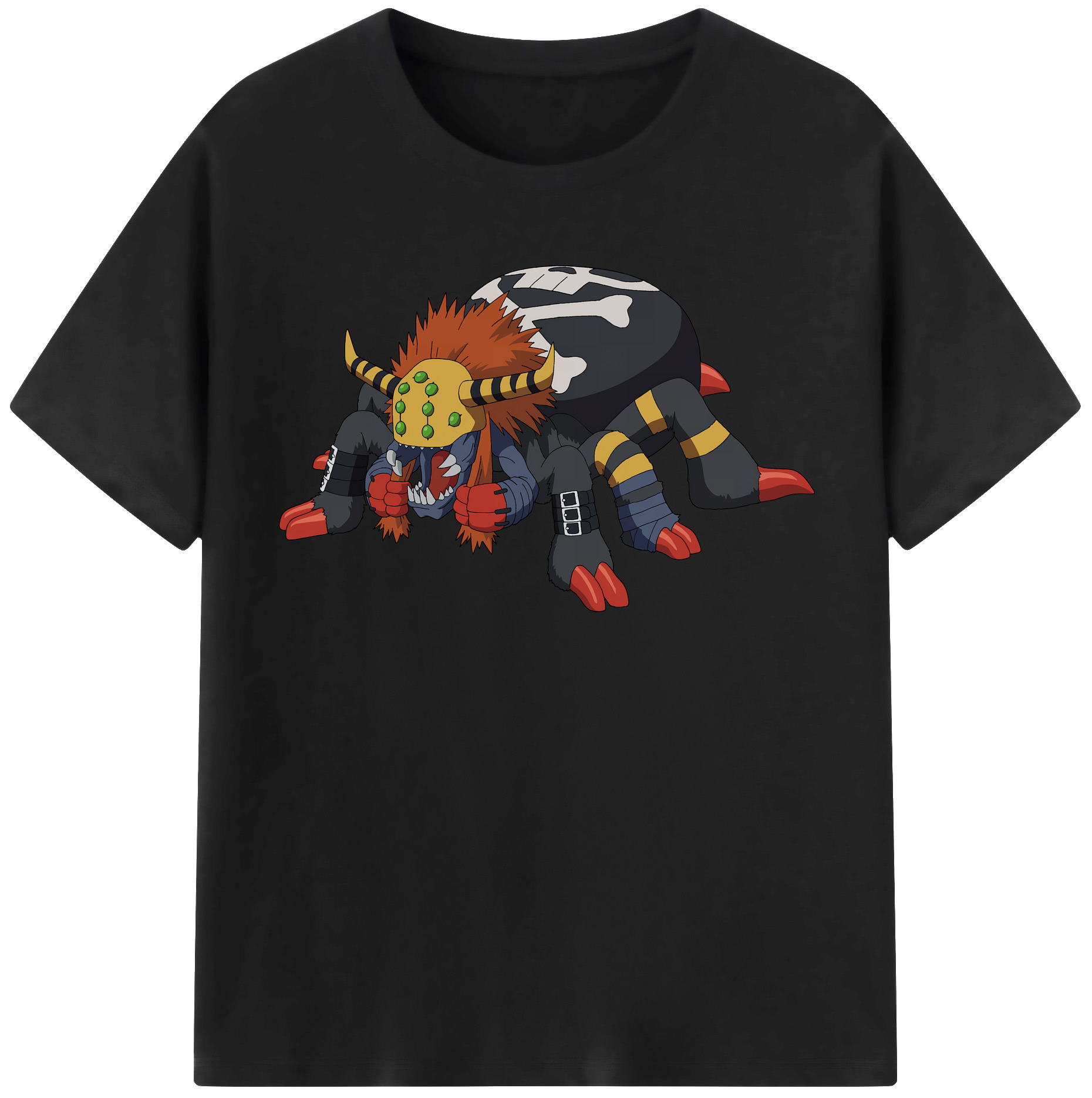 （画像用） Digimon デジタルモンスター/デジモン 綿100％半袖Tシャツ（フロントプリント）