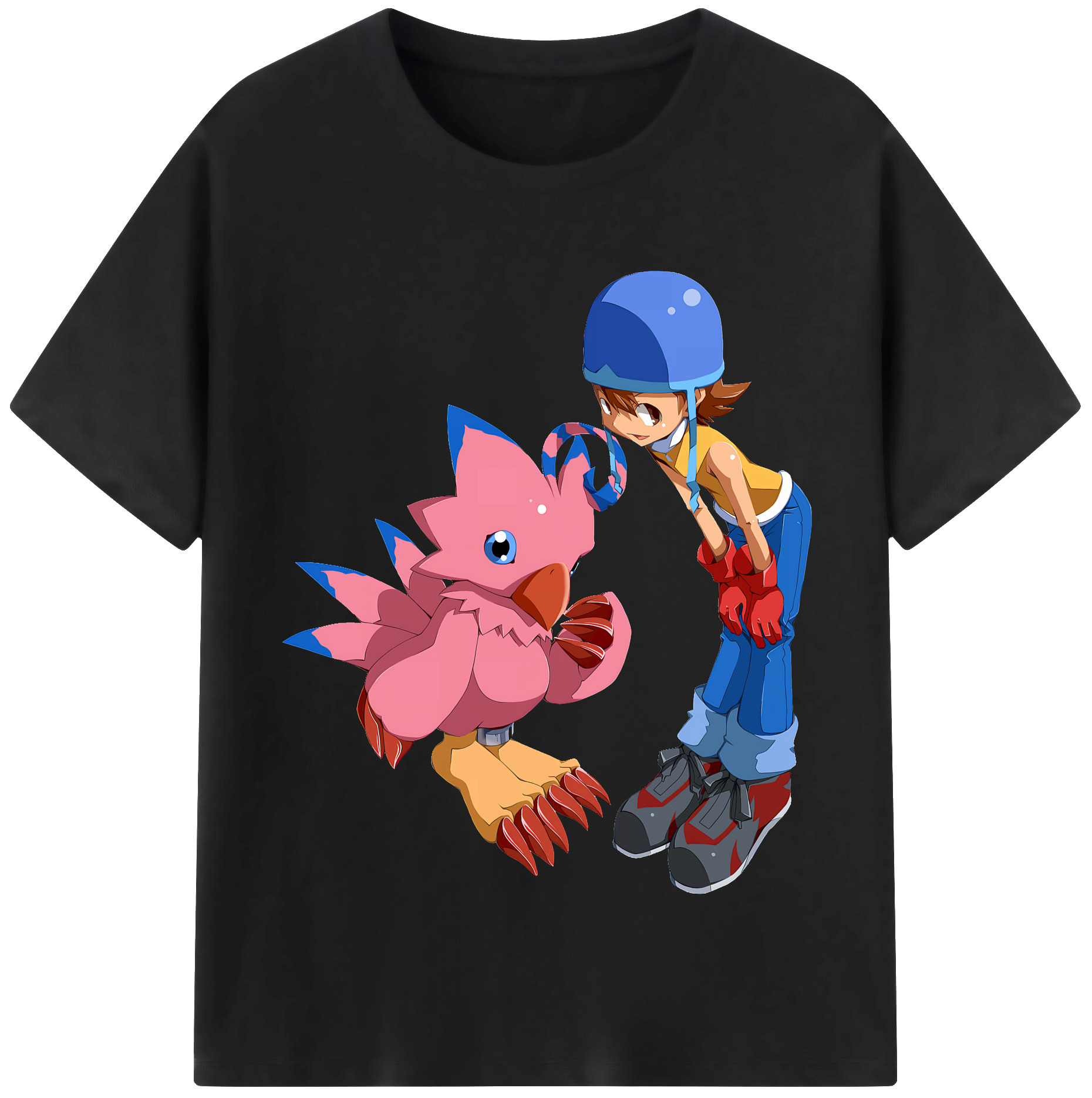 （画像用） Digimon デジタルモンスター/デジモン 綿100％半袖Tシャツ（フロントプリント）