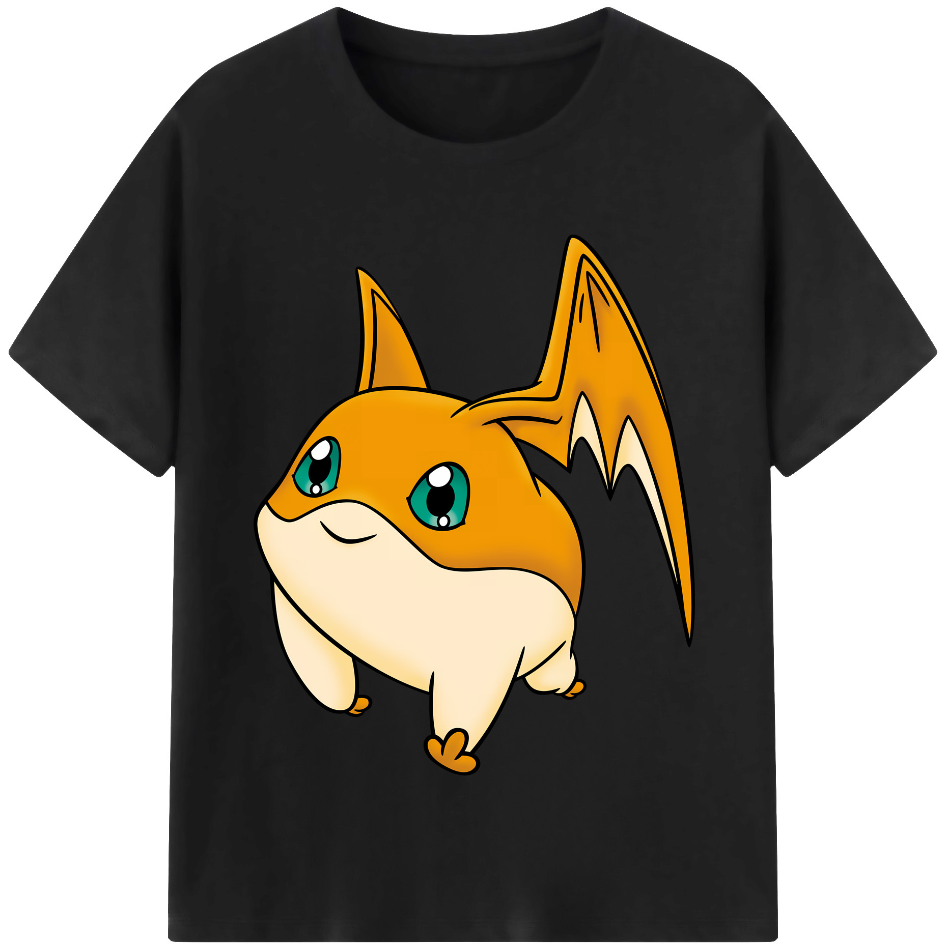（画像用） Digimon デジタルモンスター/デジモン 綿100％半袖Tシャツ（フロントプリント）