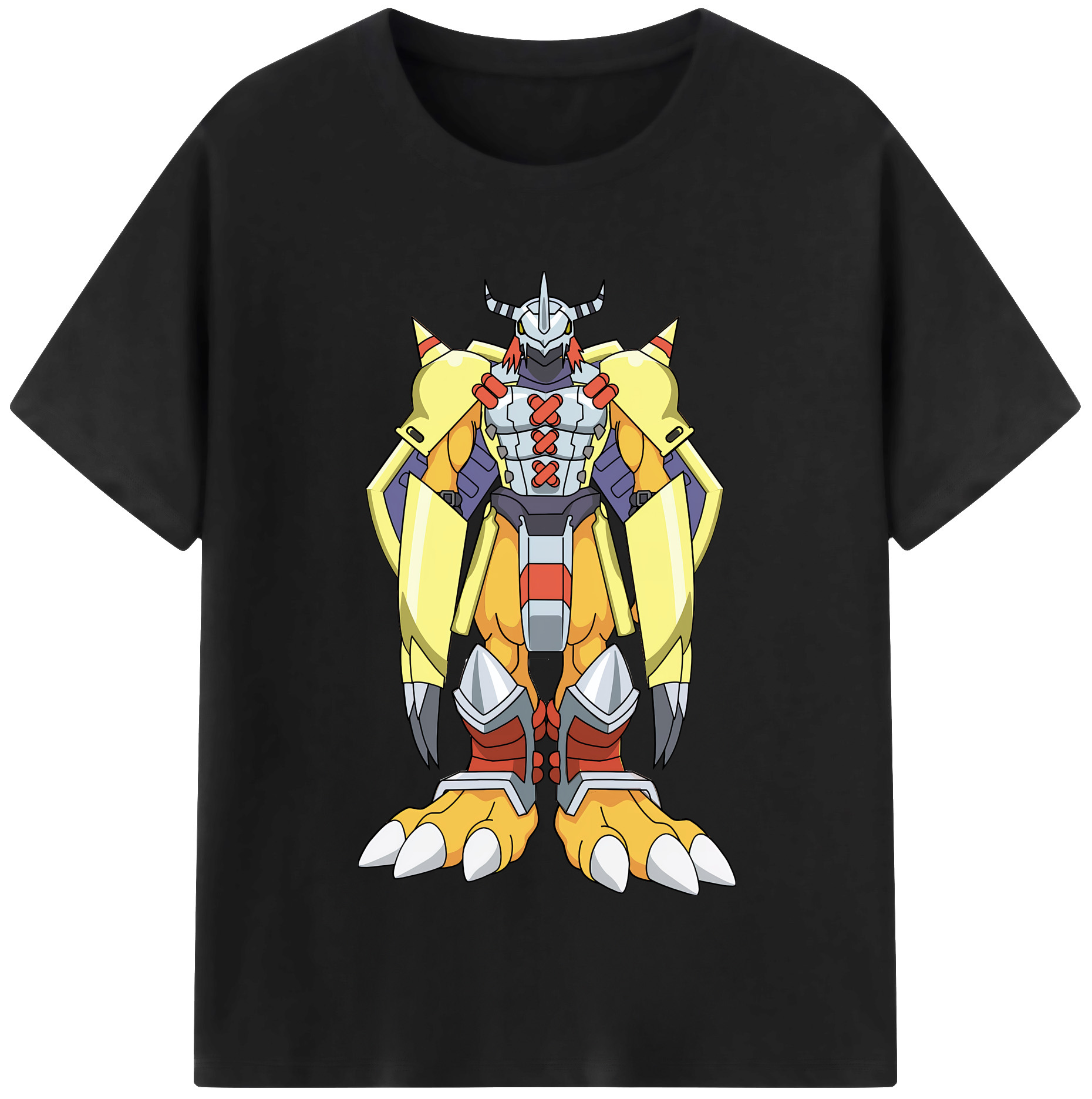 （画像用） Digimon デジタルモンスター/デジモン 綿100％半袖Tシャツ（フロントプリント）