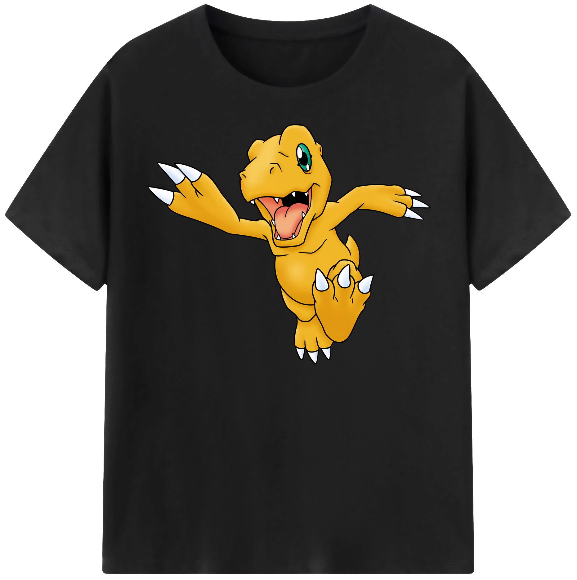 （画像用） Digimon デジタルモンスター/デジモン 綿100％半袖Tシャツ（フロントプリント）