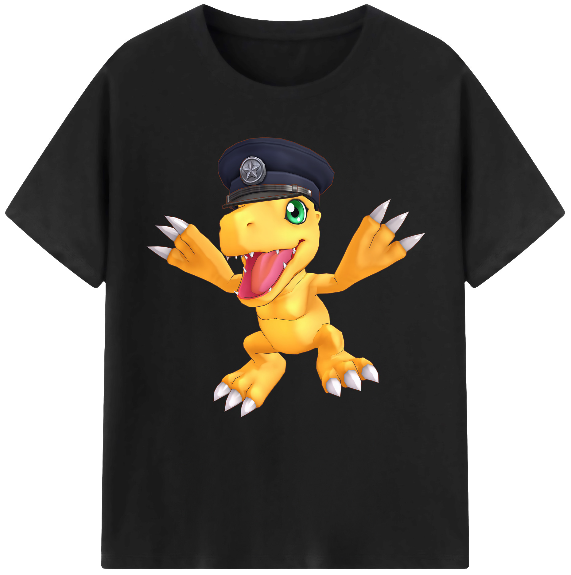 （画像用） Digimon デジタルモンスター/デジモン 綿100％半袖Tシャツ（フロントプリント）