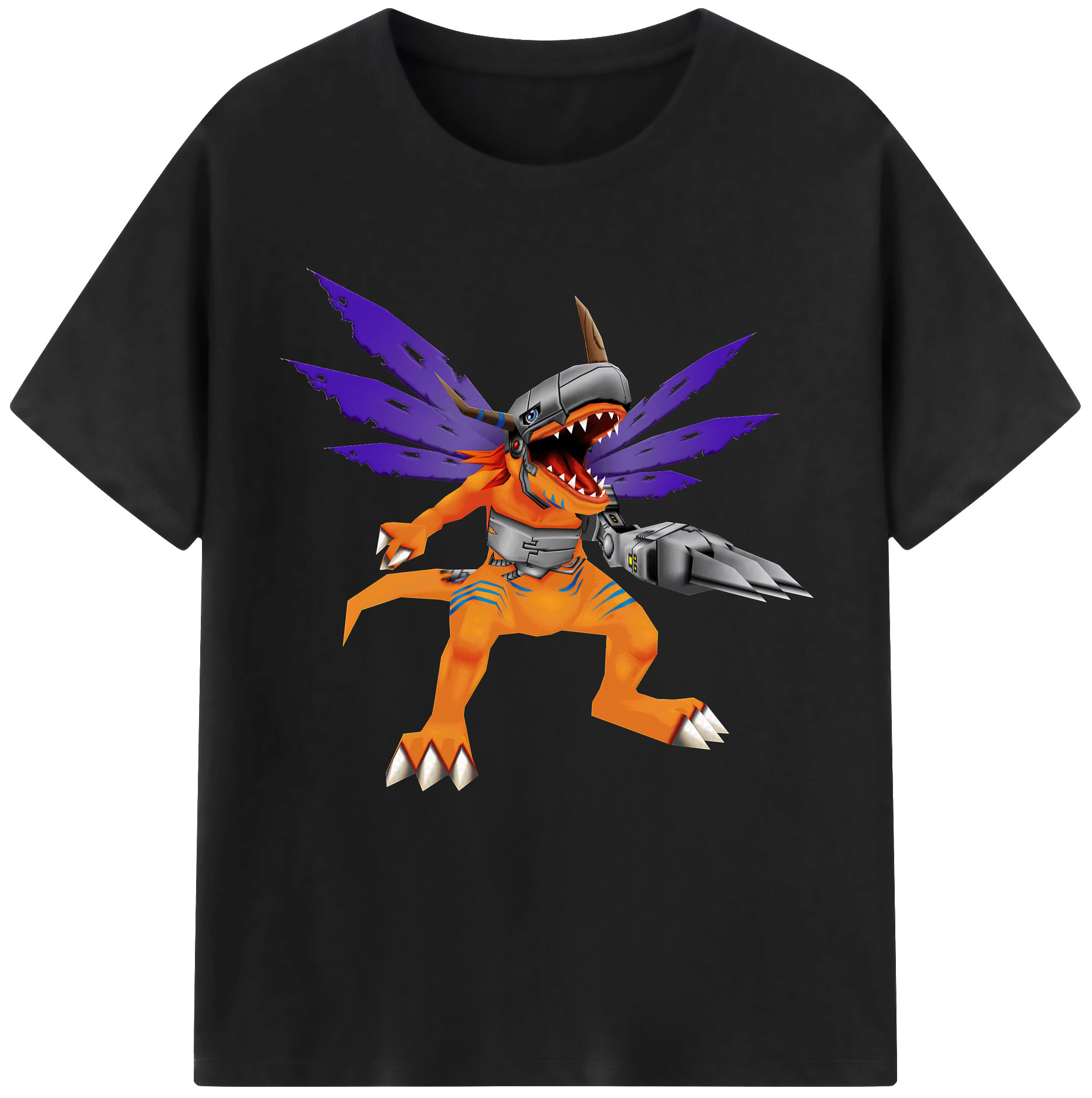 （画像用） Digimon デジタルモンスター/デジモン 綿100％半袖Tシャツ（フロントプリント）