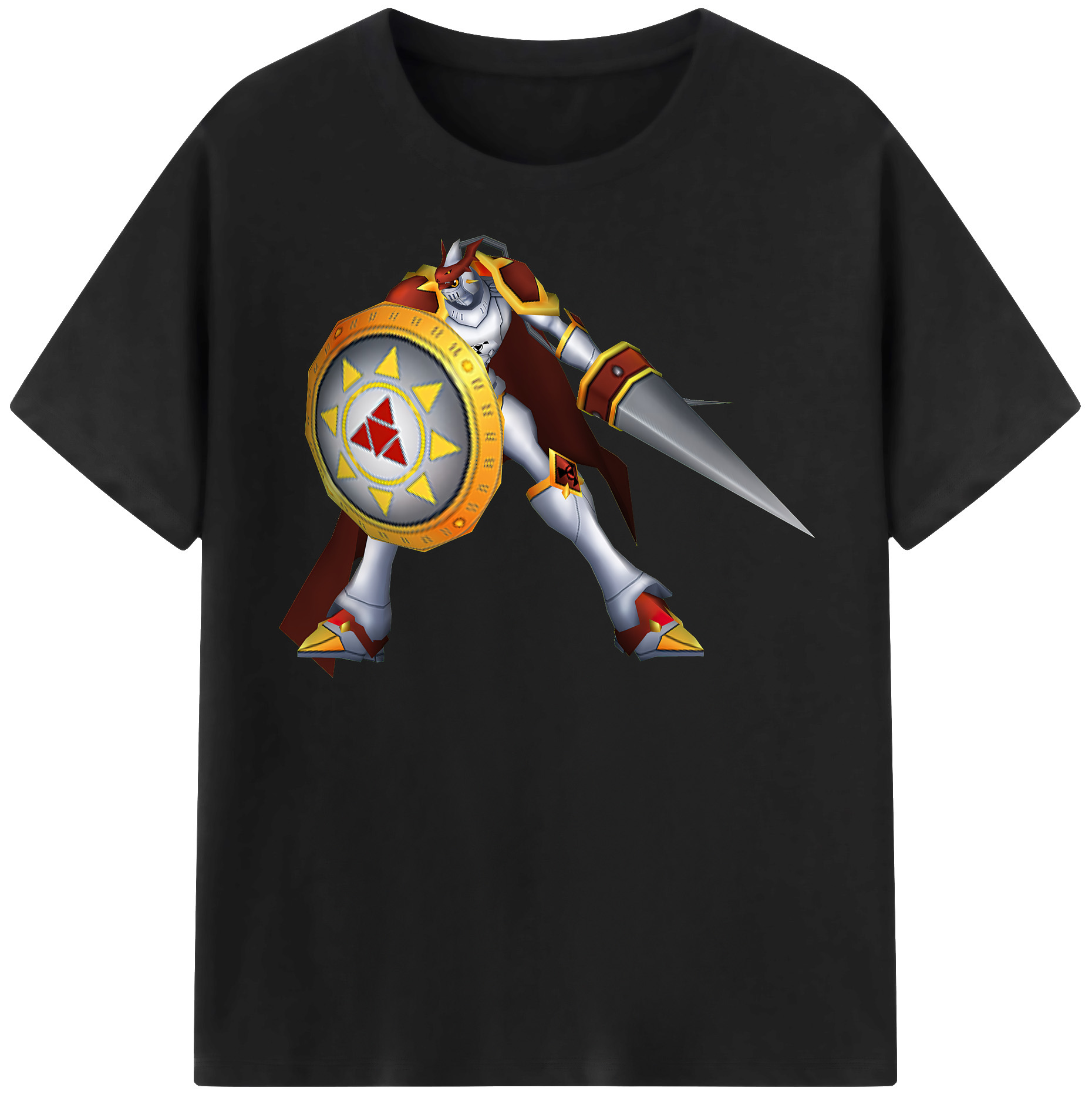 （画像用） Digimon デジタルモンスター/デジモン 綿100％半袖Tシャツ（フロントプリント）