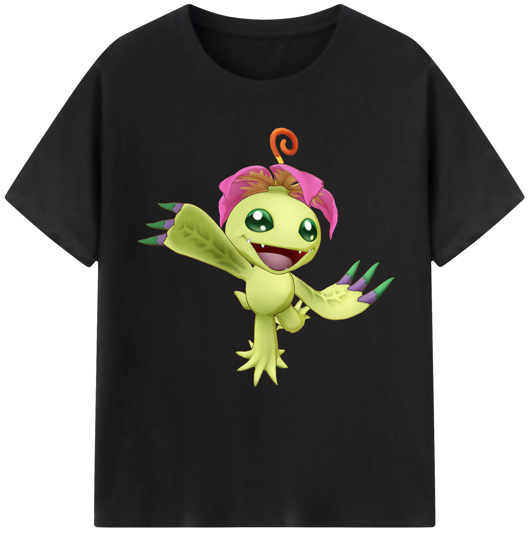 （画像用） Digimon デジタルモンスター/デジモン 綿100％半袖Tシャツ（フロントプリント）