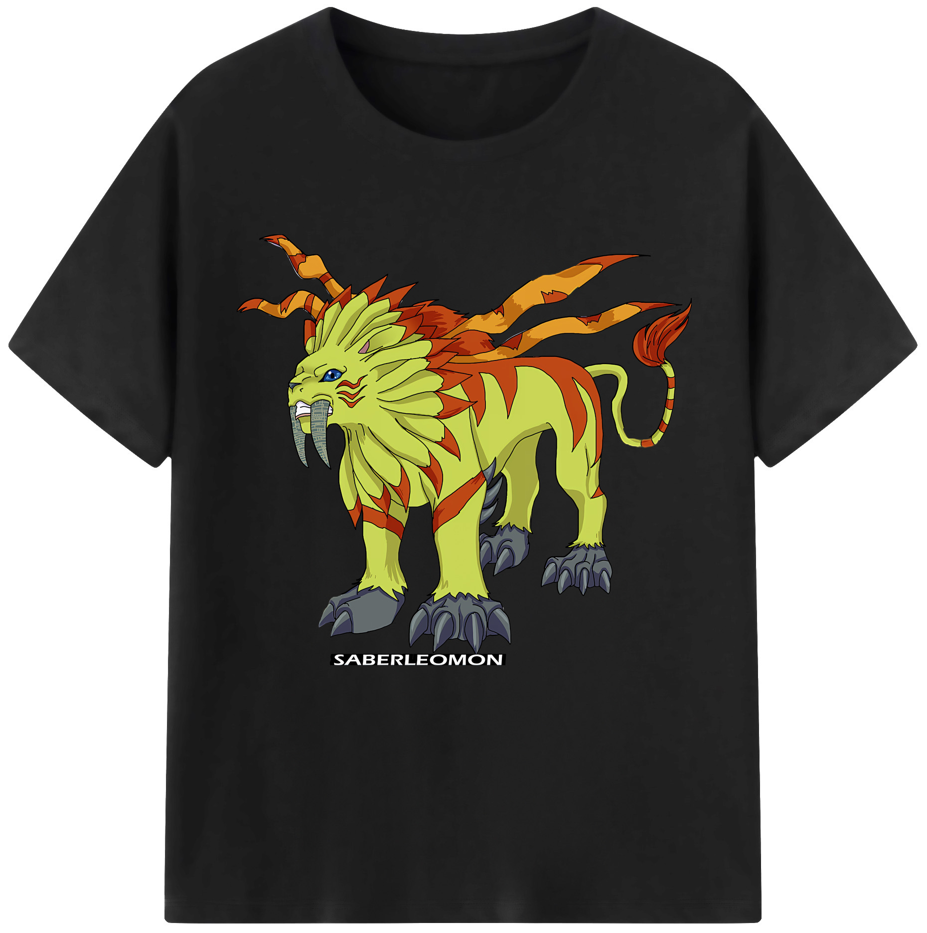 （画像用） Digimon デジタルモンスター/デジモン 綿100％半袖Tシャツ（フロントプリント）