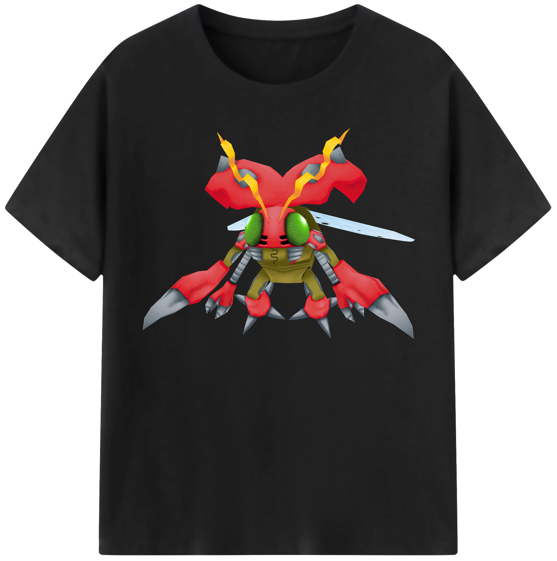 （画像用） Digimon デジタルモンスター/デジモン 綿100％半袖Tシャツ（フロントプリント）