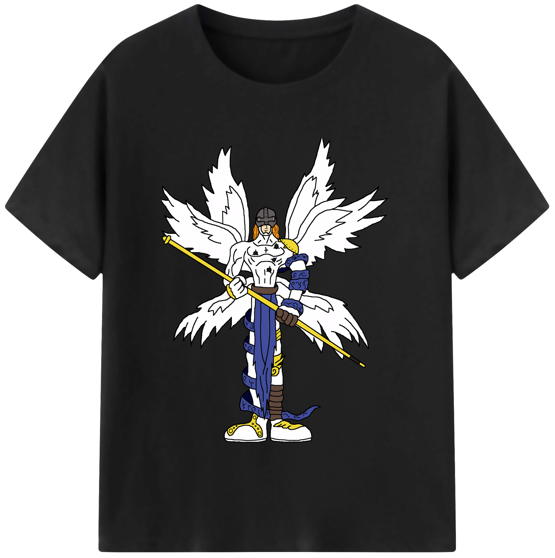 （画像用） Digimon デジタルモンスター/デジモン 綿100％半袖Tシャツ（フロントプリント）