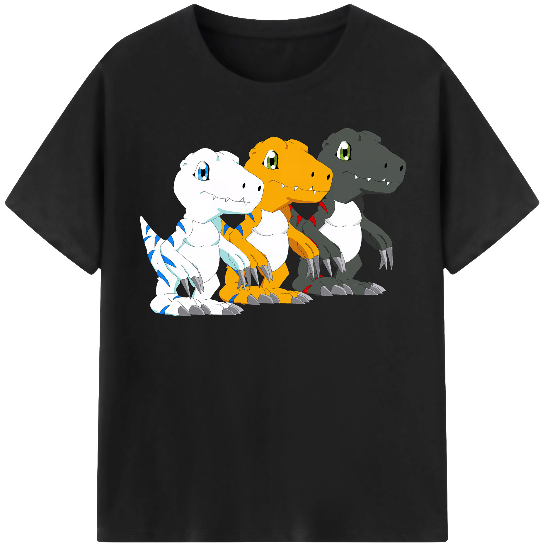 （画像用） Digimon デジタルモンスター/デジモン 綿100％半袖Tシャツ（フロントプリント）