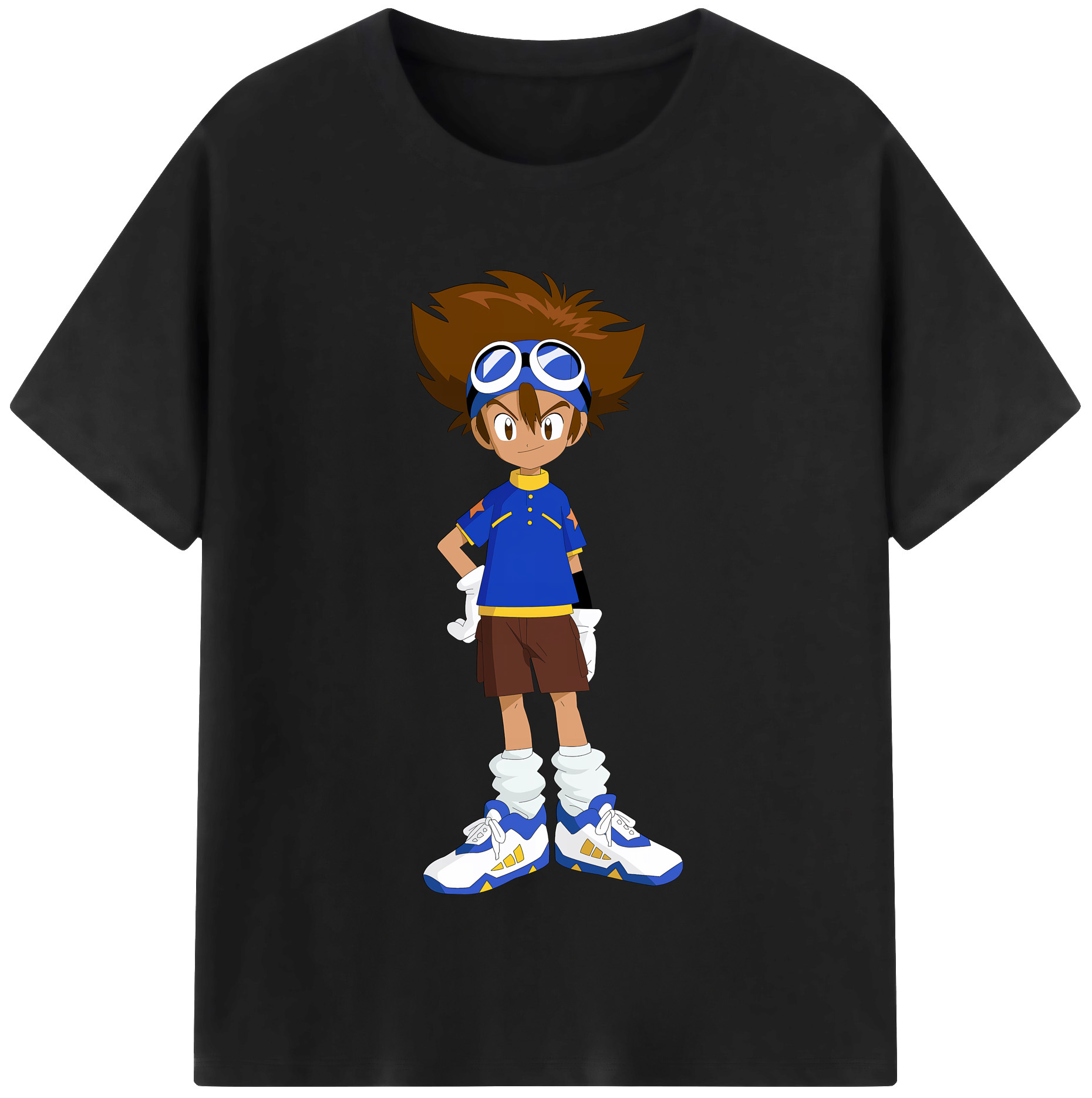 （画像用） Digimon デジタルモンスター/デジモン 綿100％半袖Tシャツ（フロントプリント）