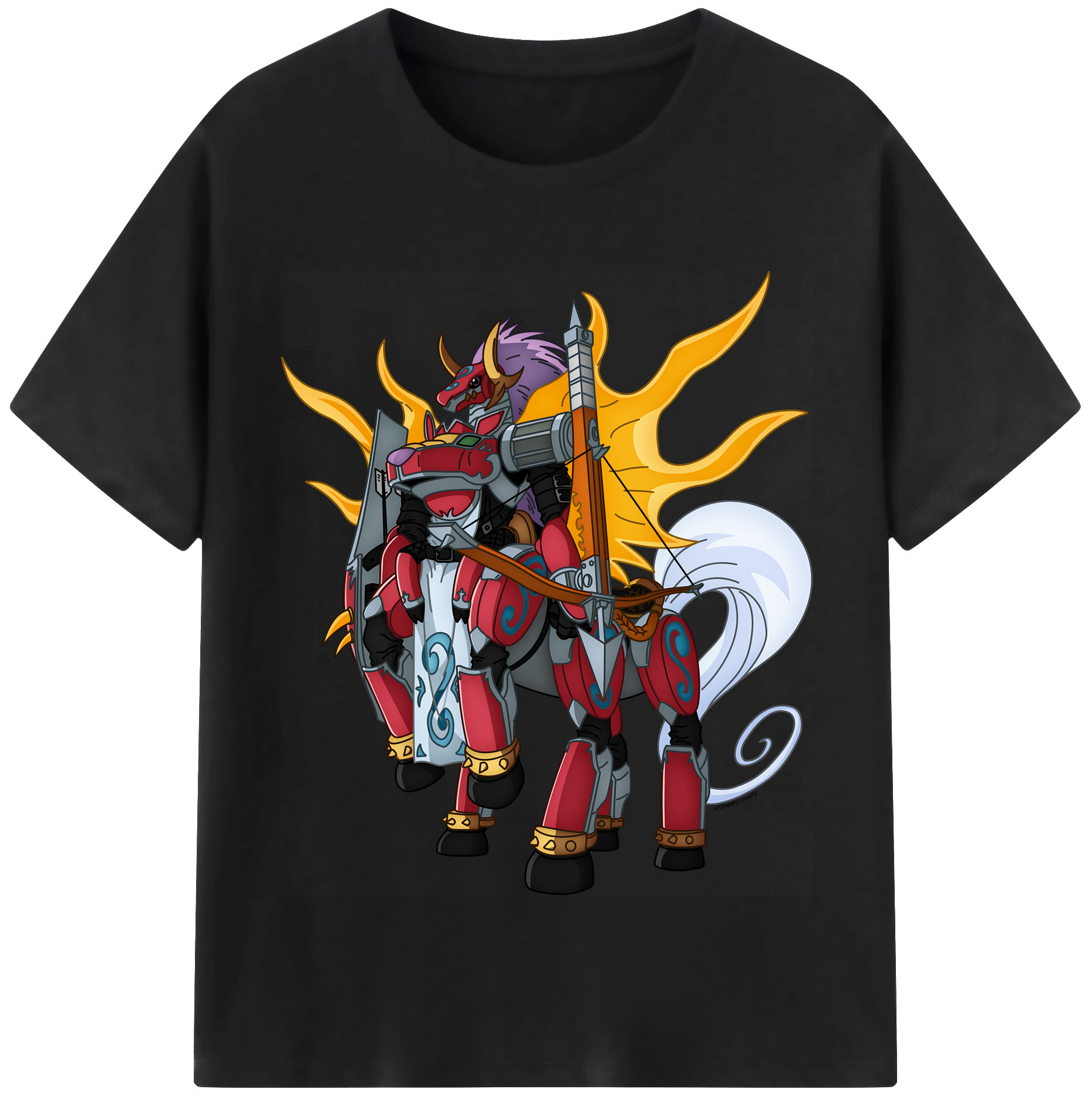 （画像用） Digimon デジタルモンスター/デジモン 綿100％半袖Tシャツ（フロントプリント）