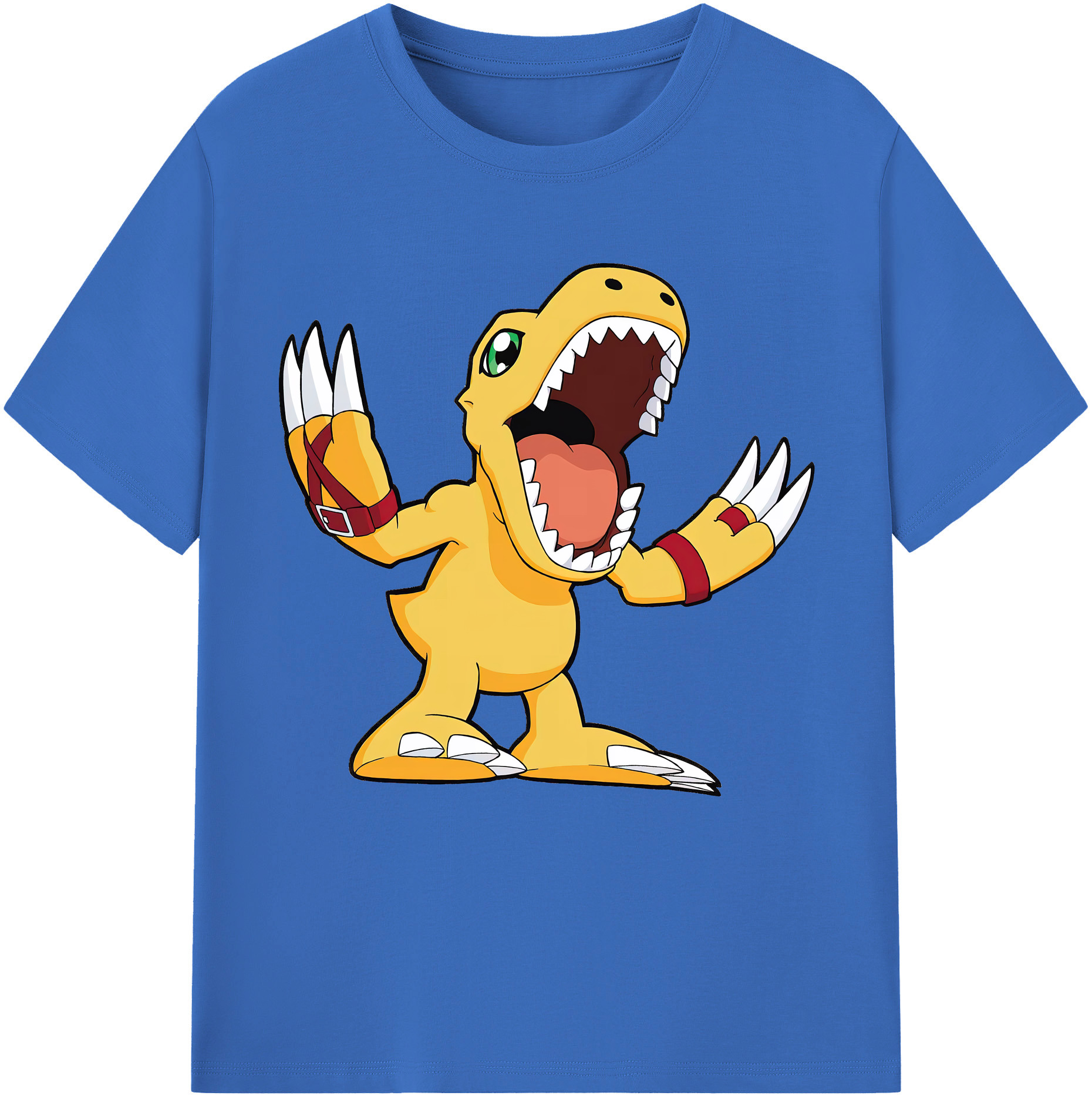 （画像用） Digimon デジタルモンスター/デジモン 綿100％半袖Tシャツ（フロントプリント）
