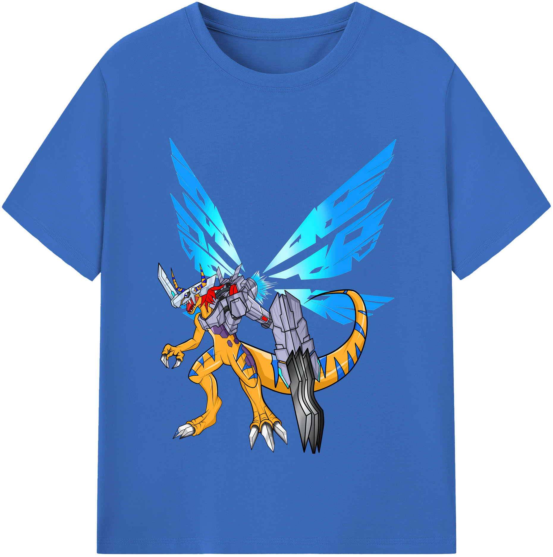 （画像用） Digimon デジタルモンスター/デジモン 綿100％半袖Tシャツ（フロントプリント）