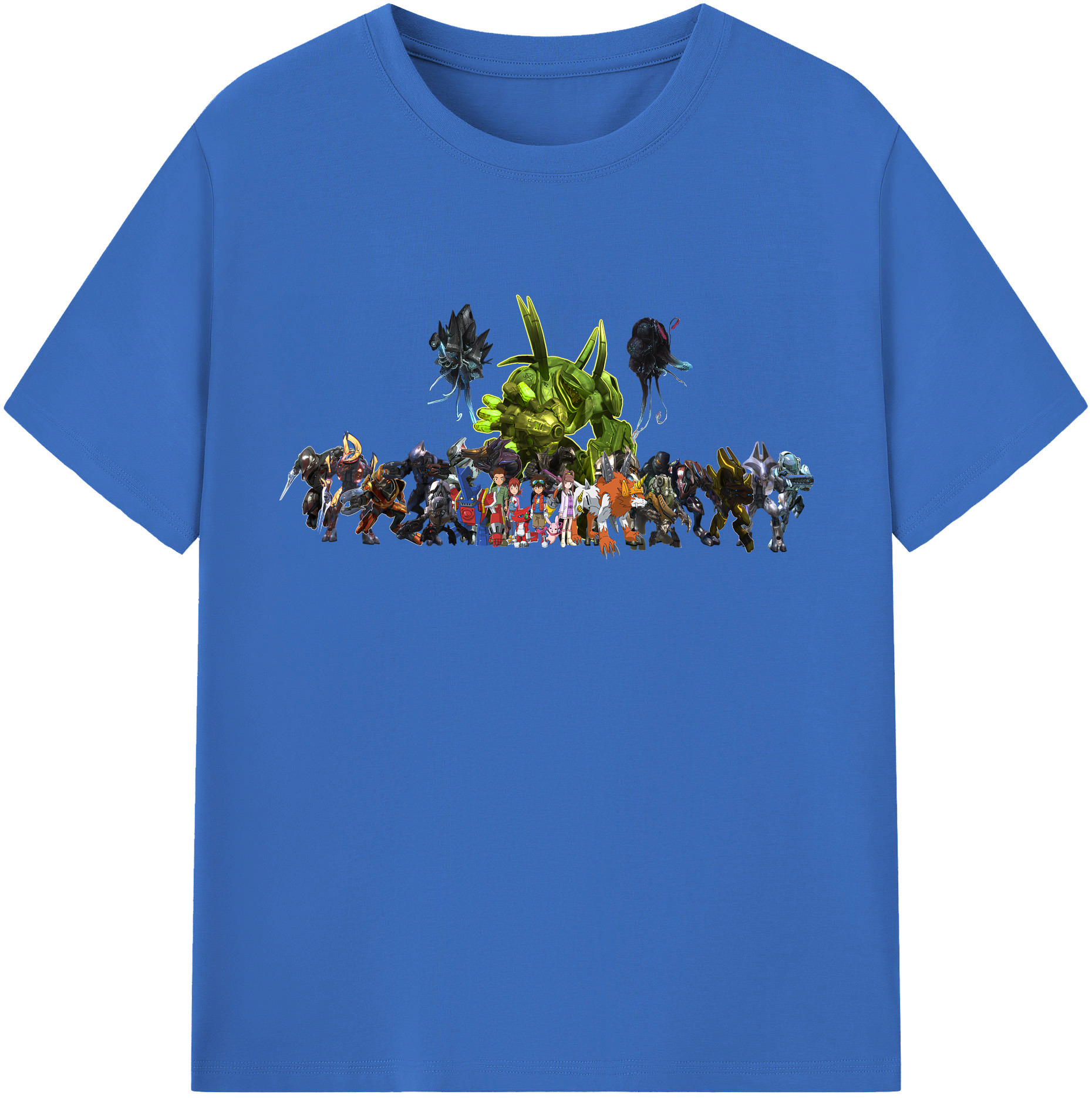 （画像用） Digimon デジタルモンスター/デジモン 綿100％半袖Tシャツ（フロントプリント）