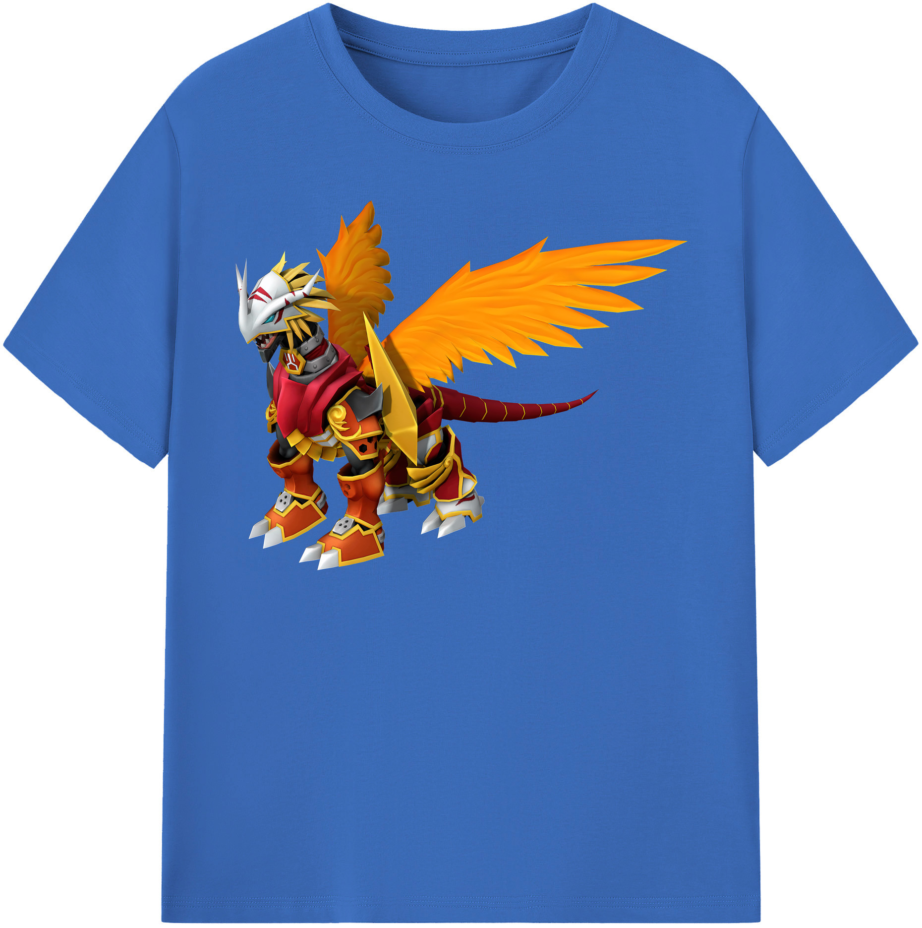 （画像用） Digimon デジタルモンスター/デジモン 綿100％半袖Tシャツ（フロントプリント）