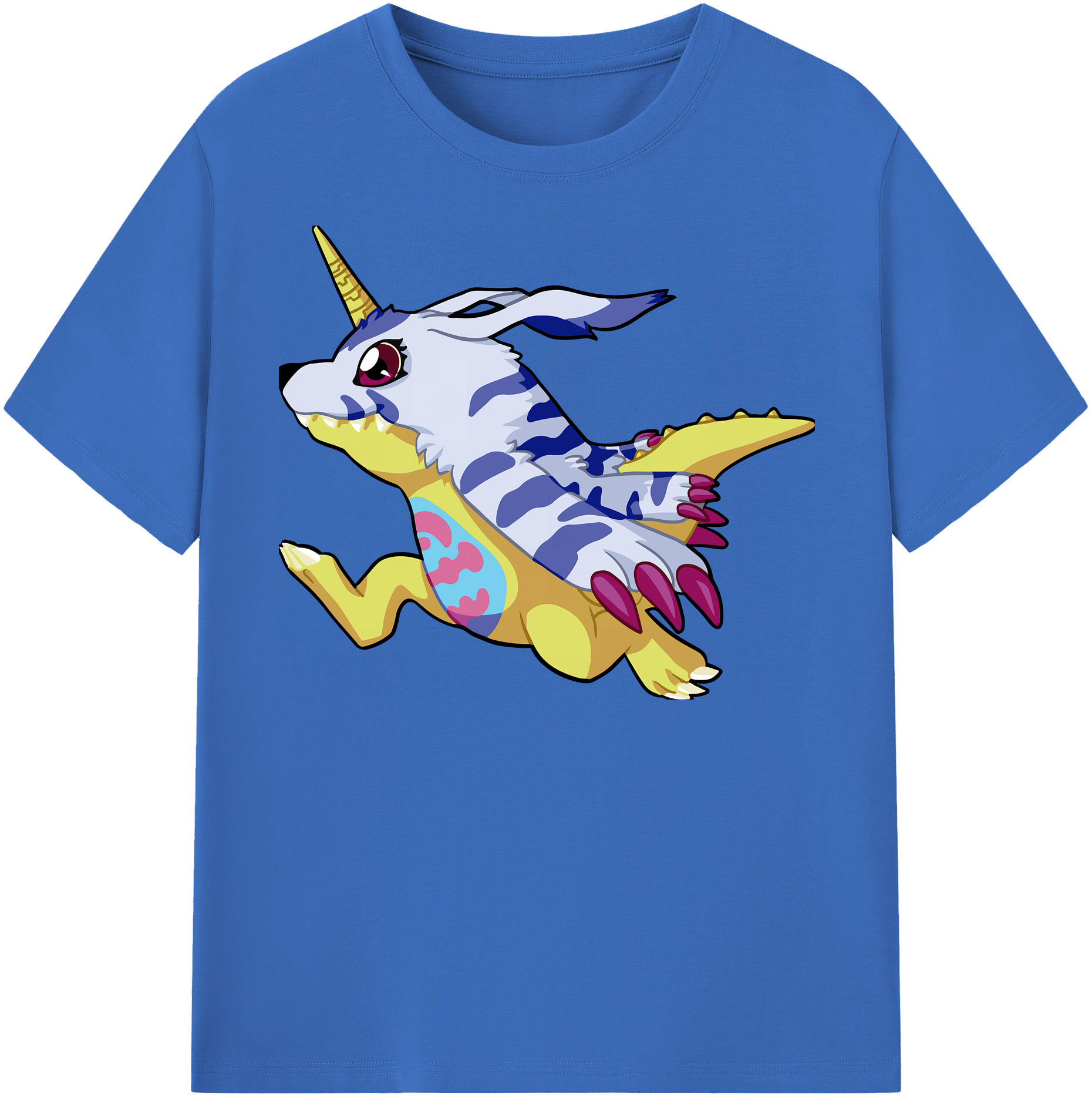 （画像用） Digimon デジタルモンスター/デジモン 綿100％半袖Tシャツ（フロントプリント）